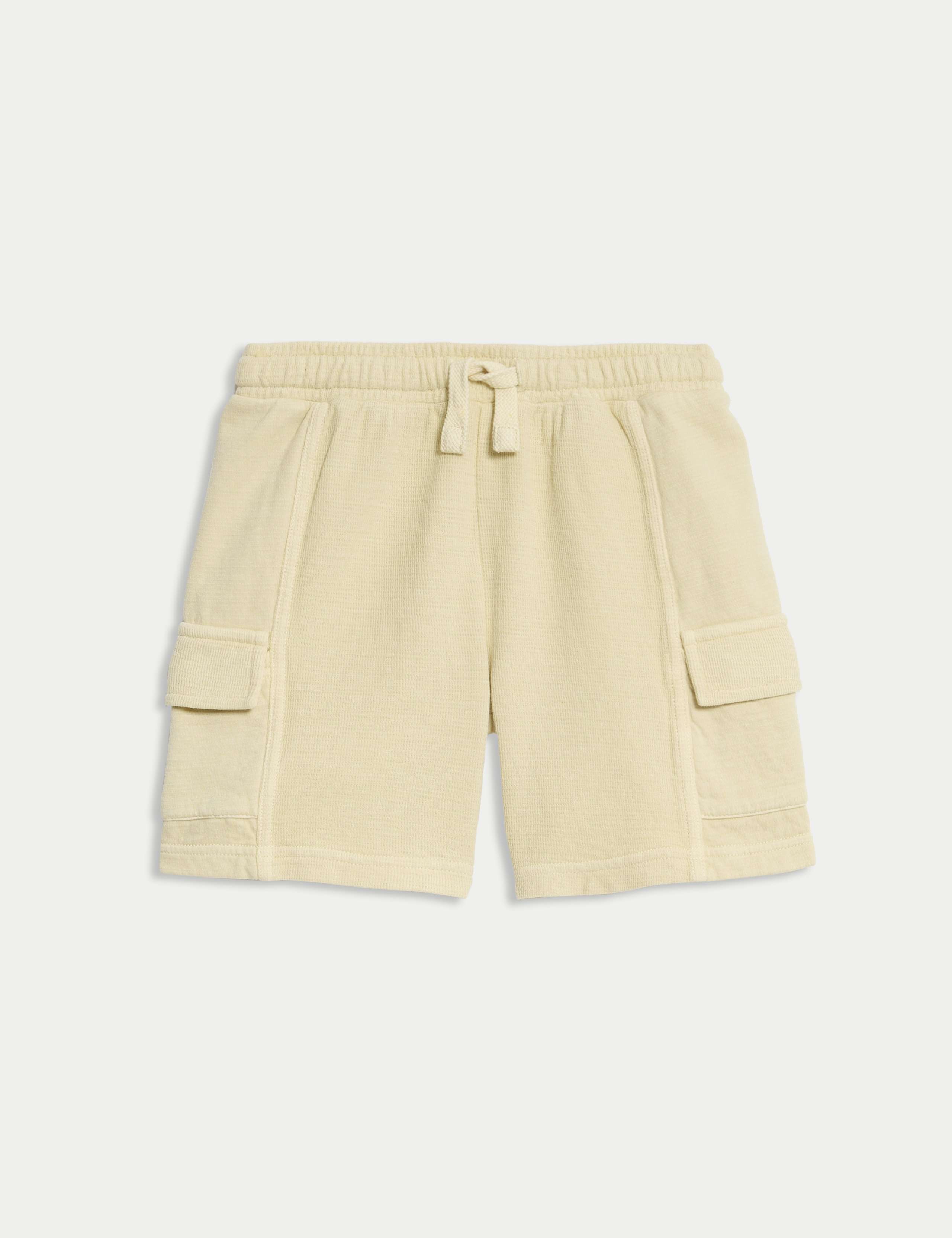 Pure Cotton Cargo Shorts (2 -8 Yrs)