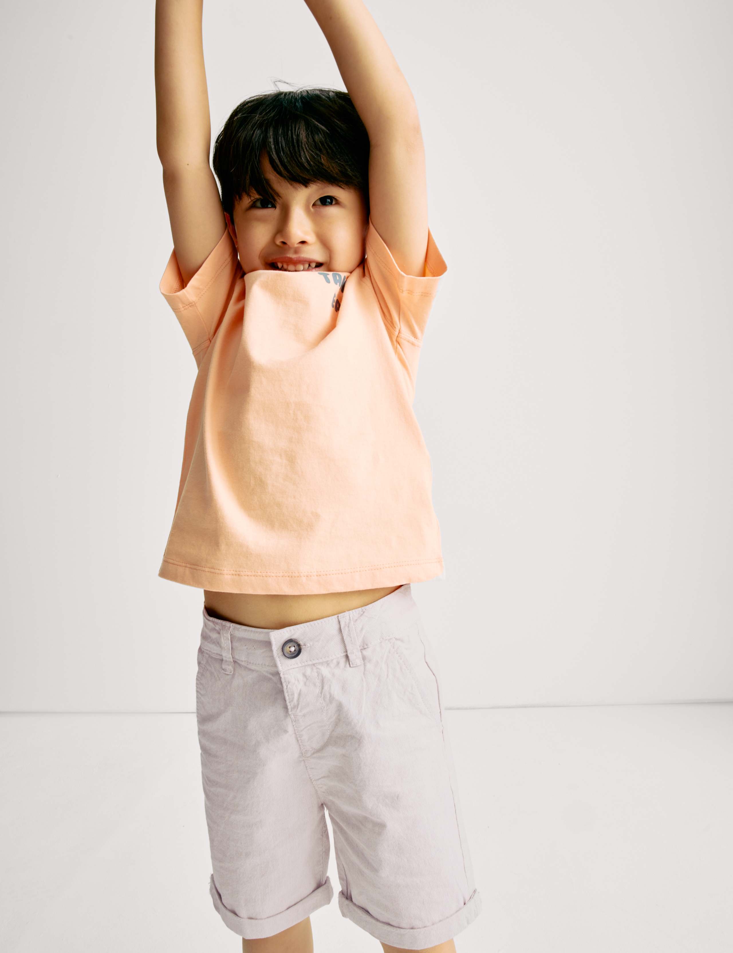 Cotton Rich Striped Chino Shorts (2-8 Yrs)