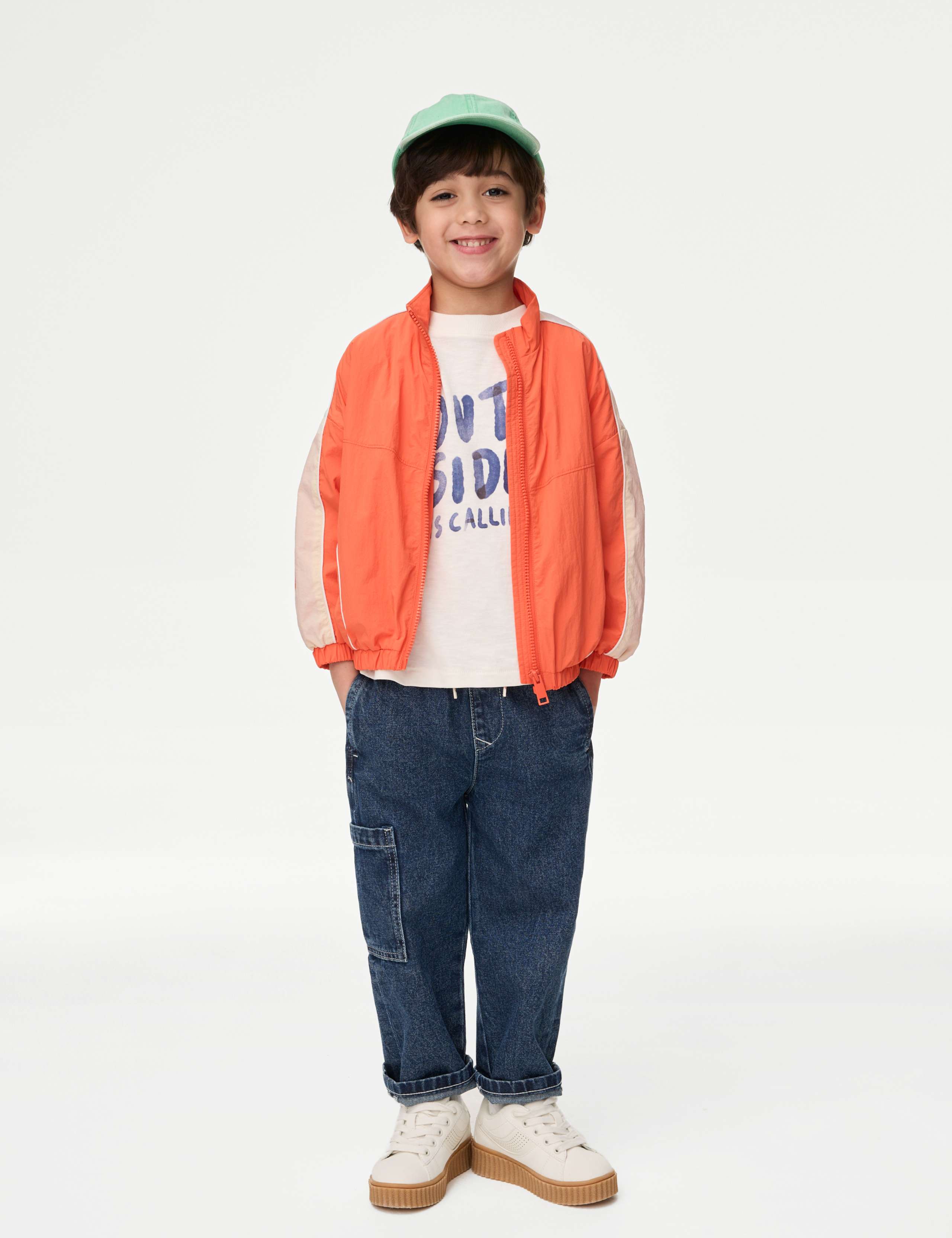 Colour Block Windbreaker (2-8 Yrs)