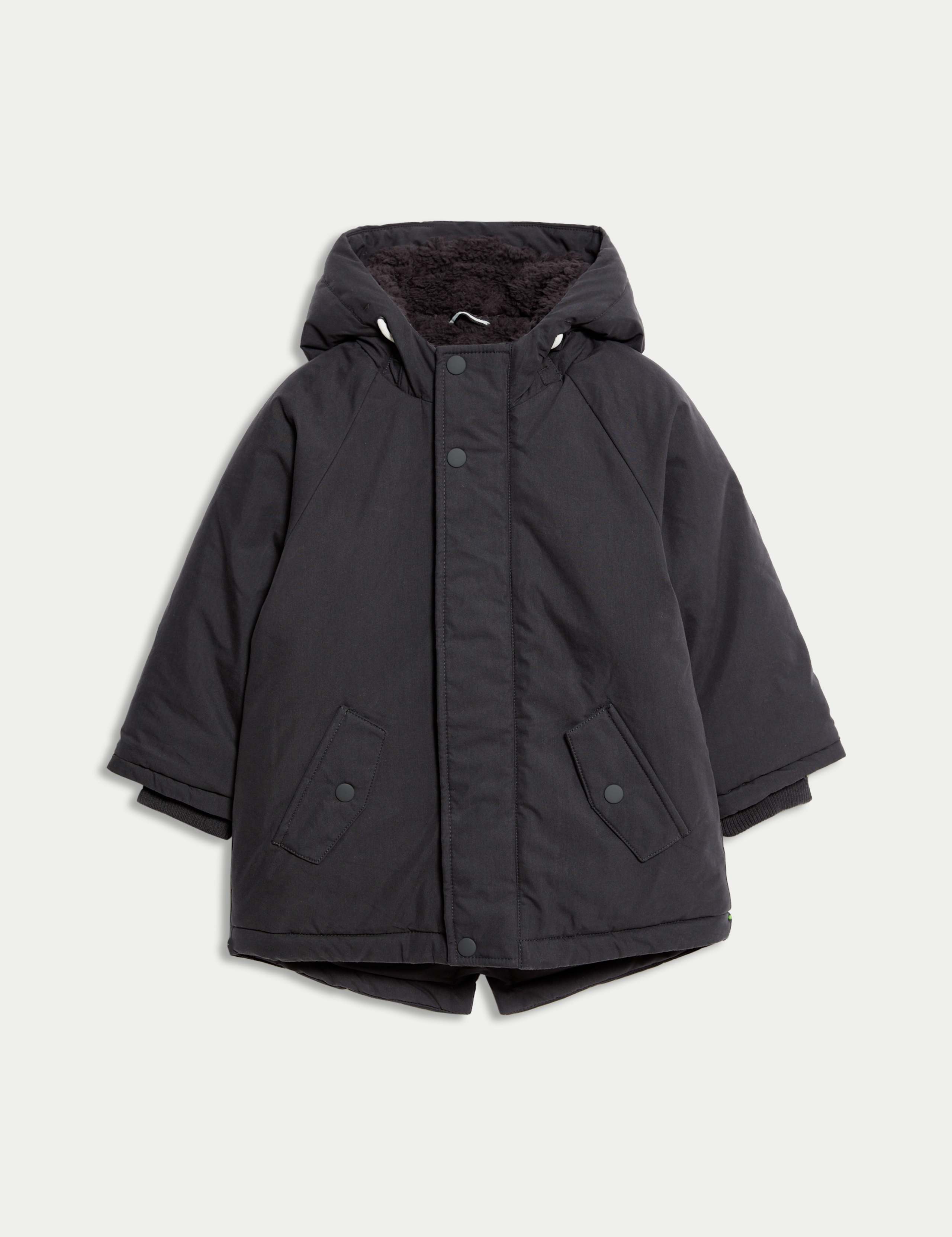 Hooded Padded Parka Coat (2-8 Yrs)