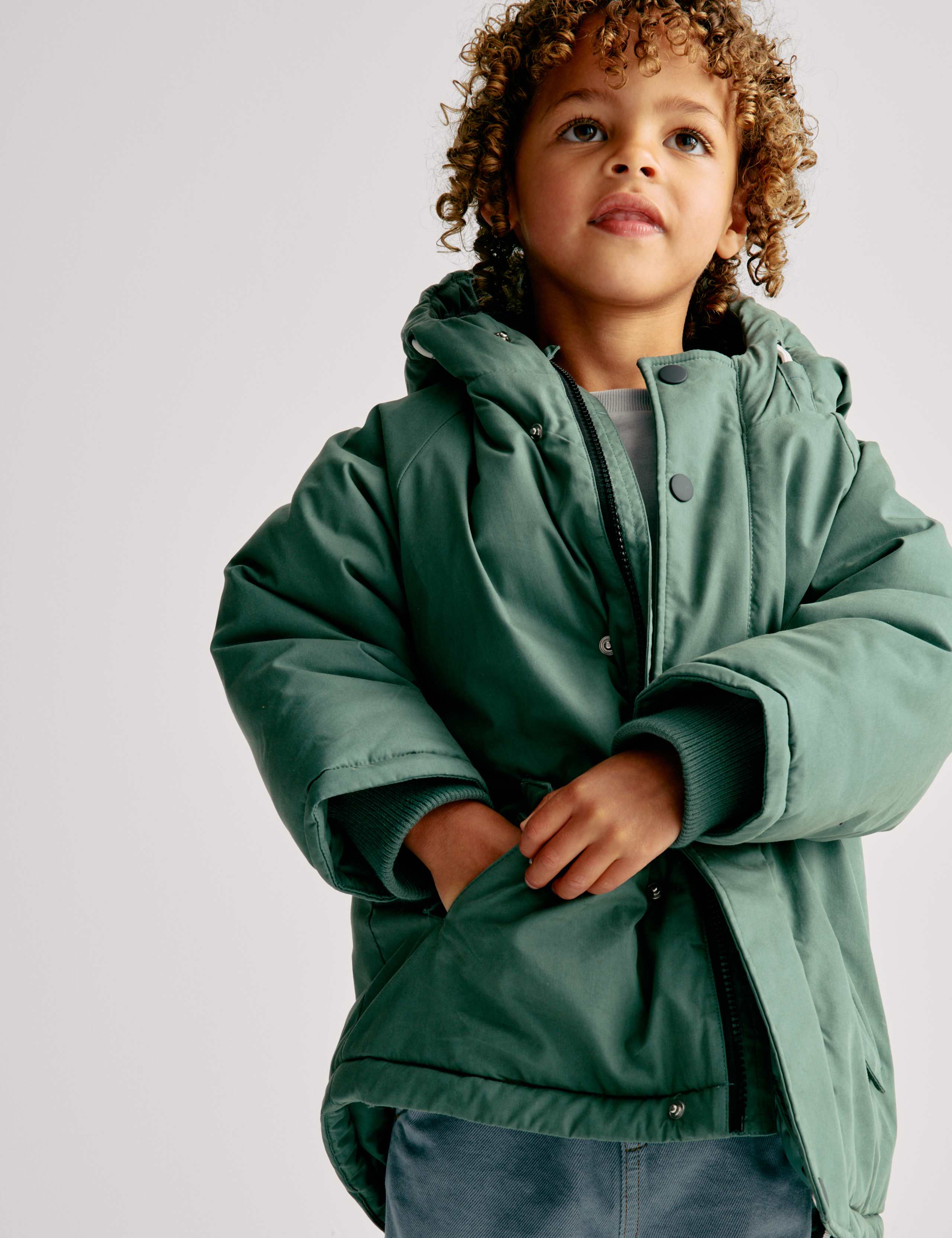 Hooded Padded Parka Coat (2-8 Yrs)
