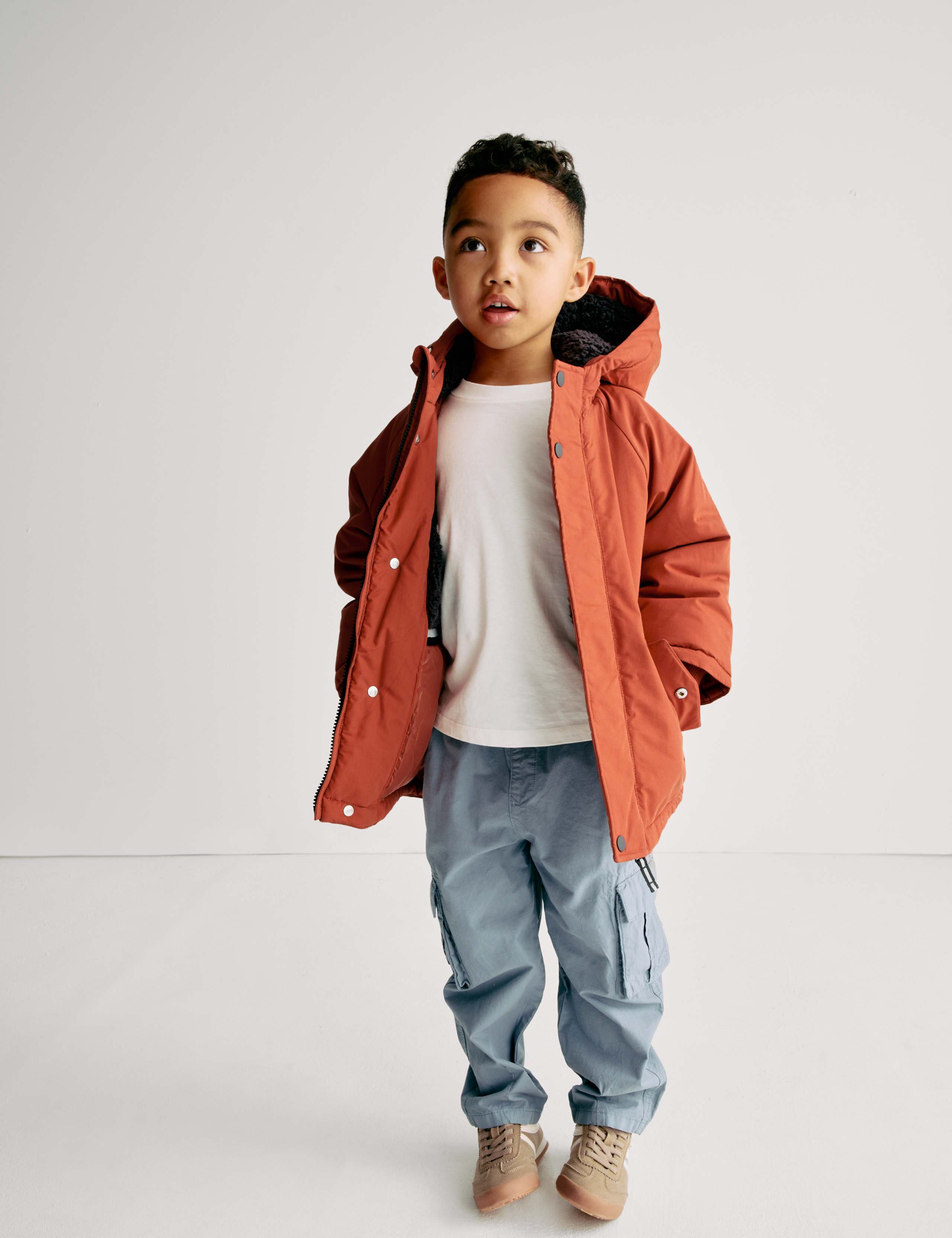 Hooded Padded Parka Coat (2-8 Yrs)