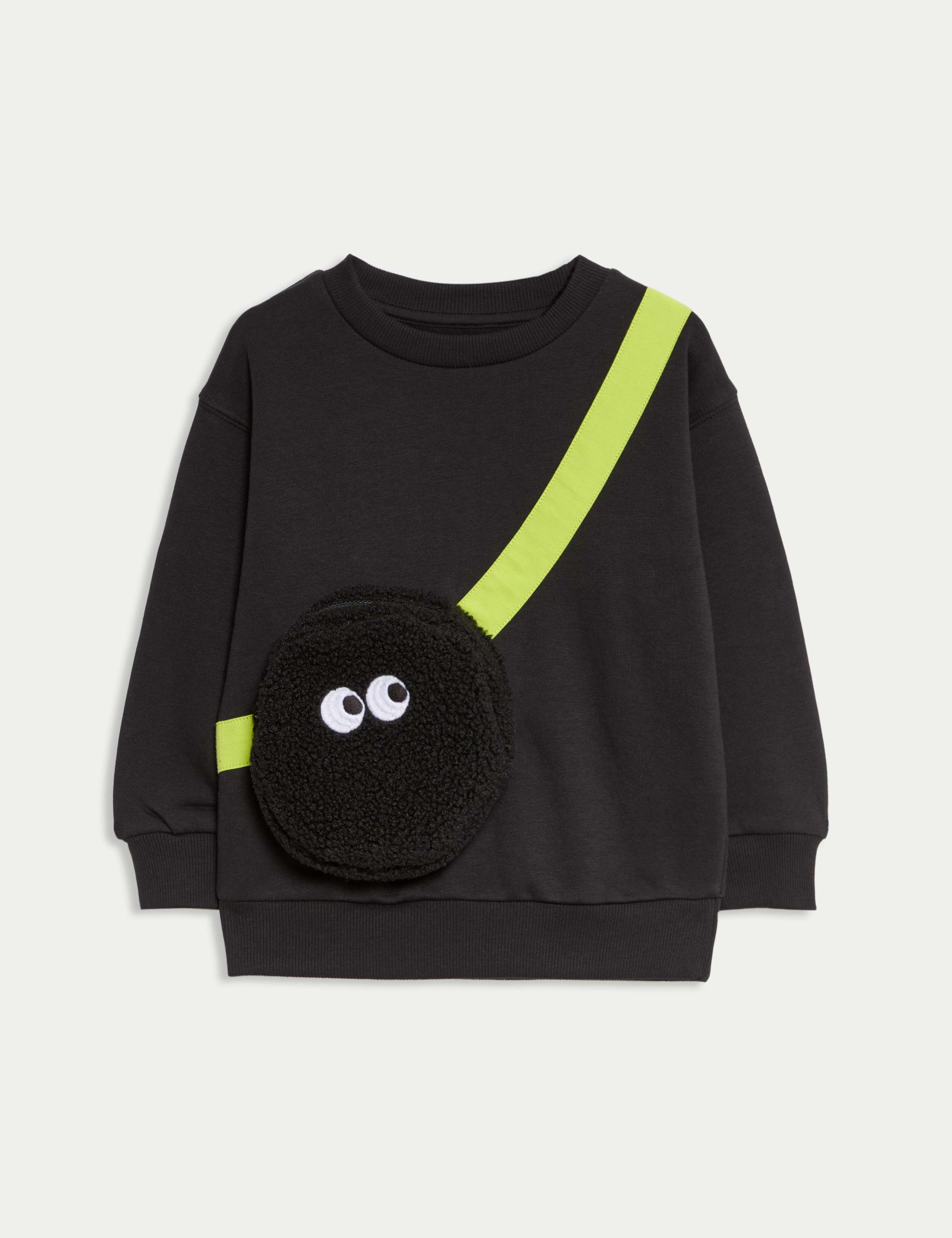 Cotton Rich Monster Sweatshirt(2-8 Yrs)
