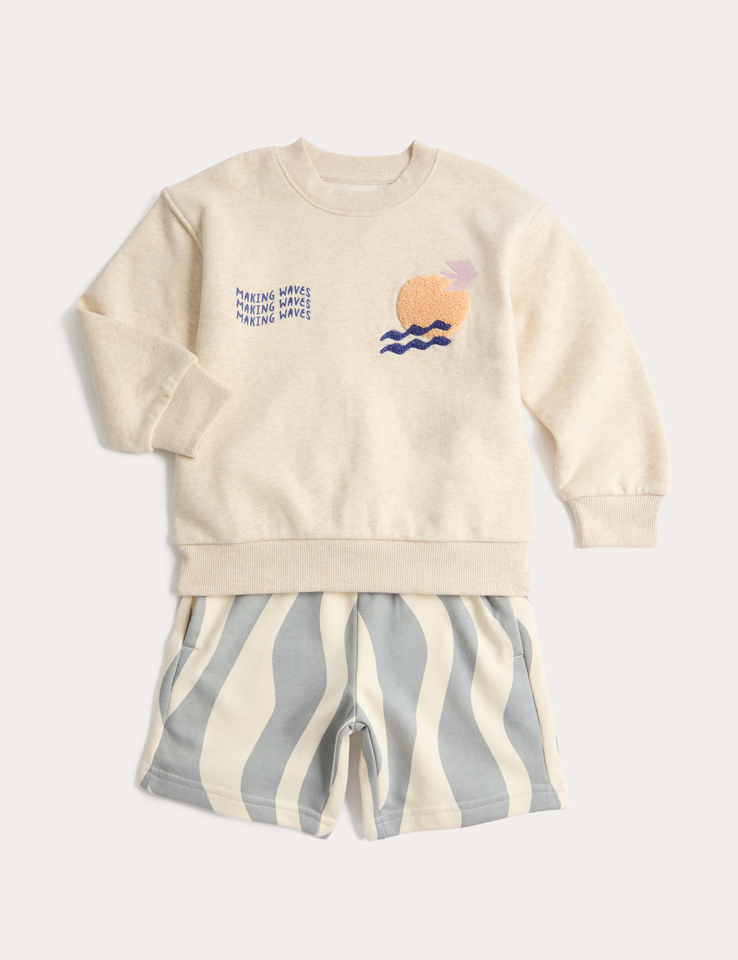 2 Piece Cotton Rich Sweatshirt Outfit (2-8 Yrs)