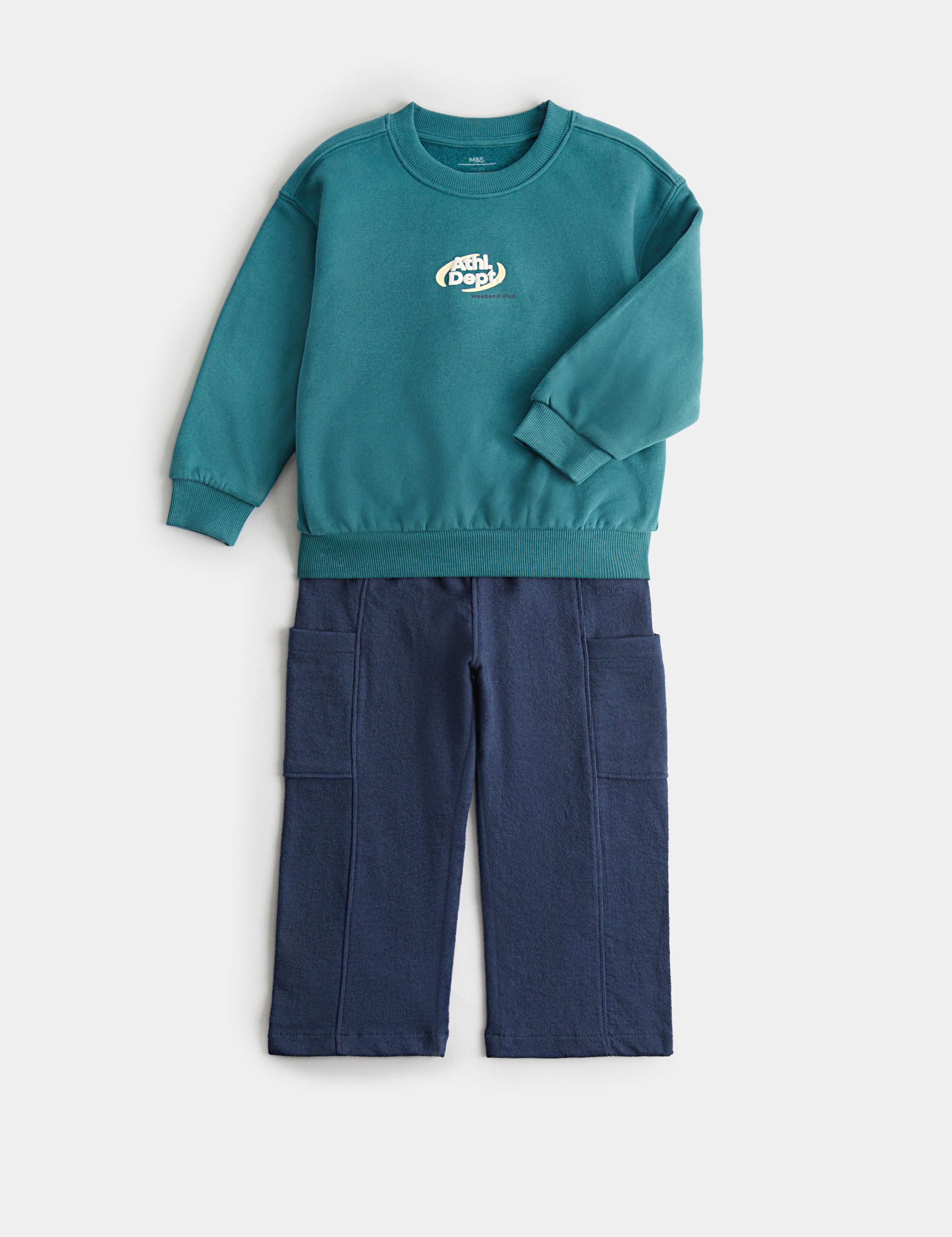 2pc Cotton Rich Graphic Top & Bottom Outfit (2-8 Yrs)