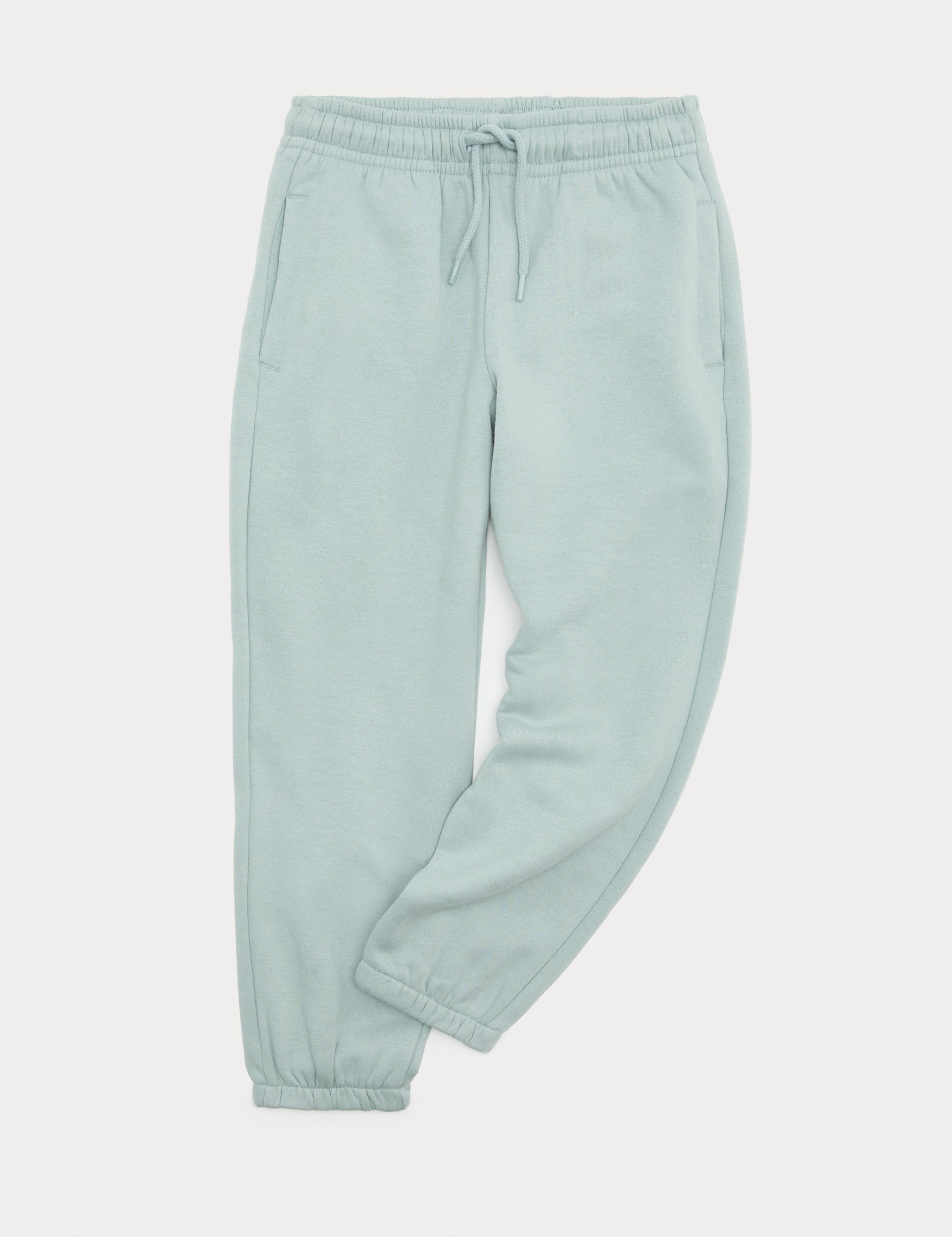 Cotton Rich Plain Joggers (2-8 Yrs)