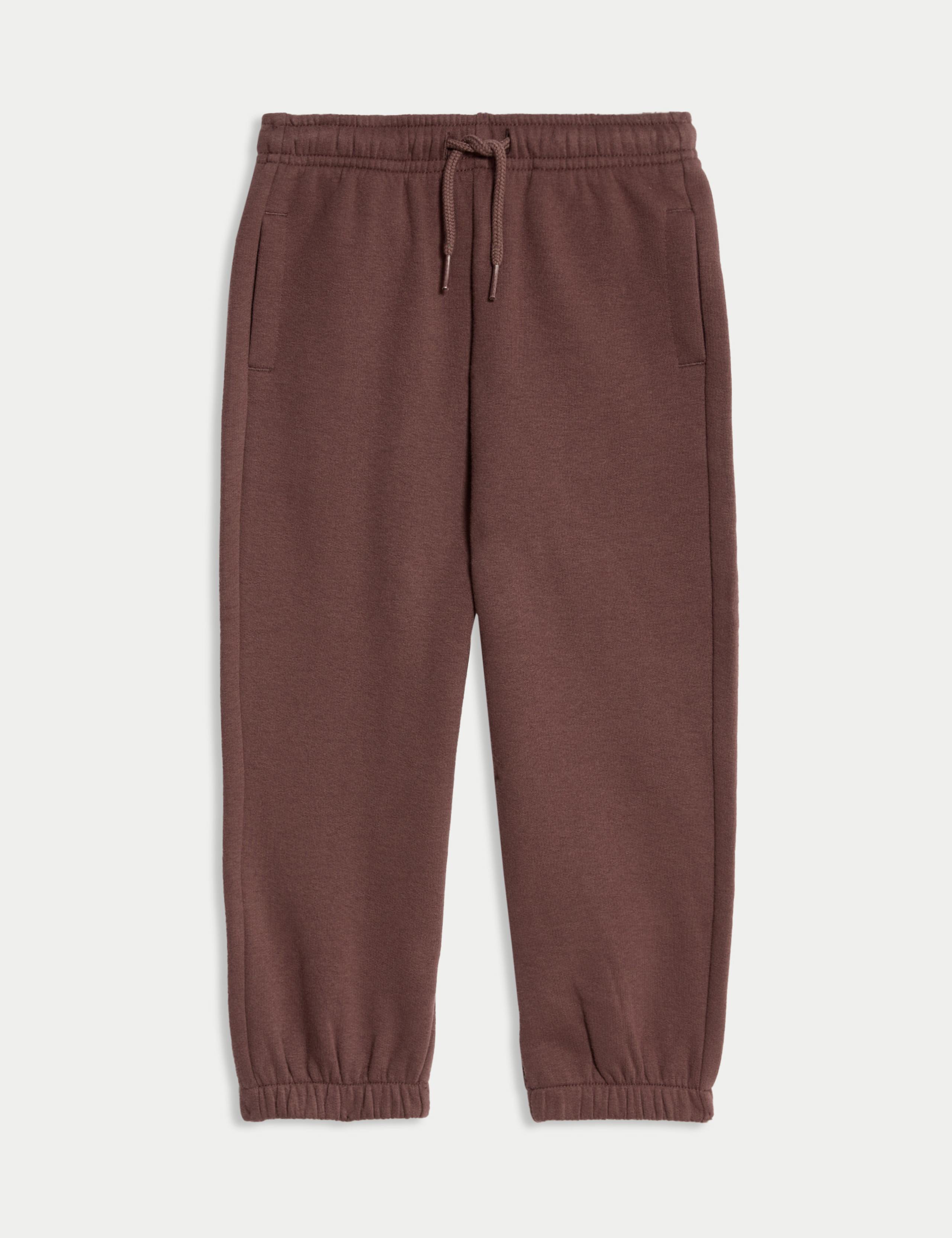 Cotton Rich Plain Joggers (2-8 Yrs)