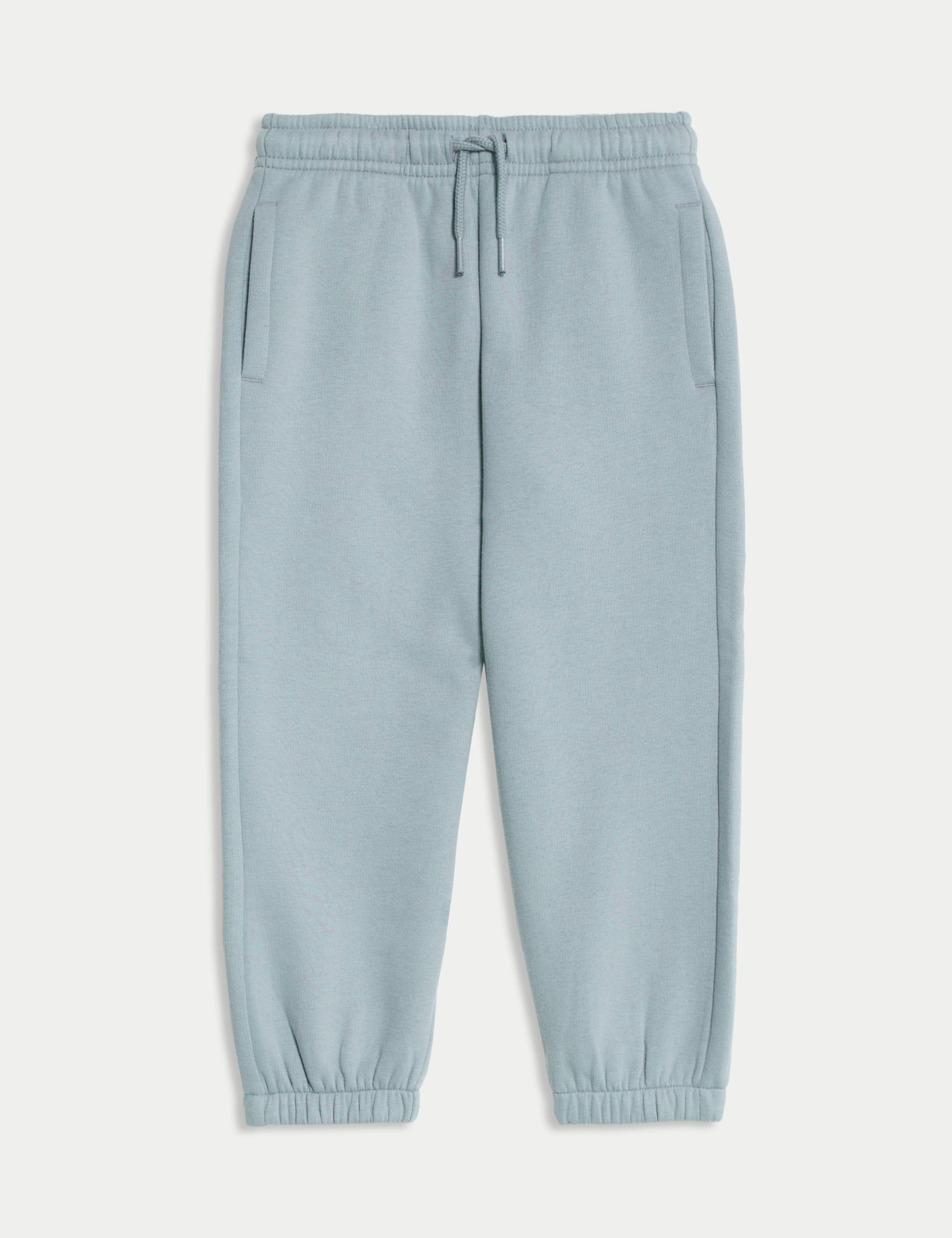 Cotton Rich Plain Joggers (2-8 Yrs)