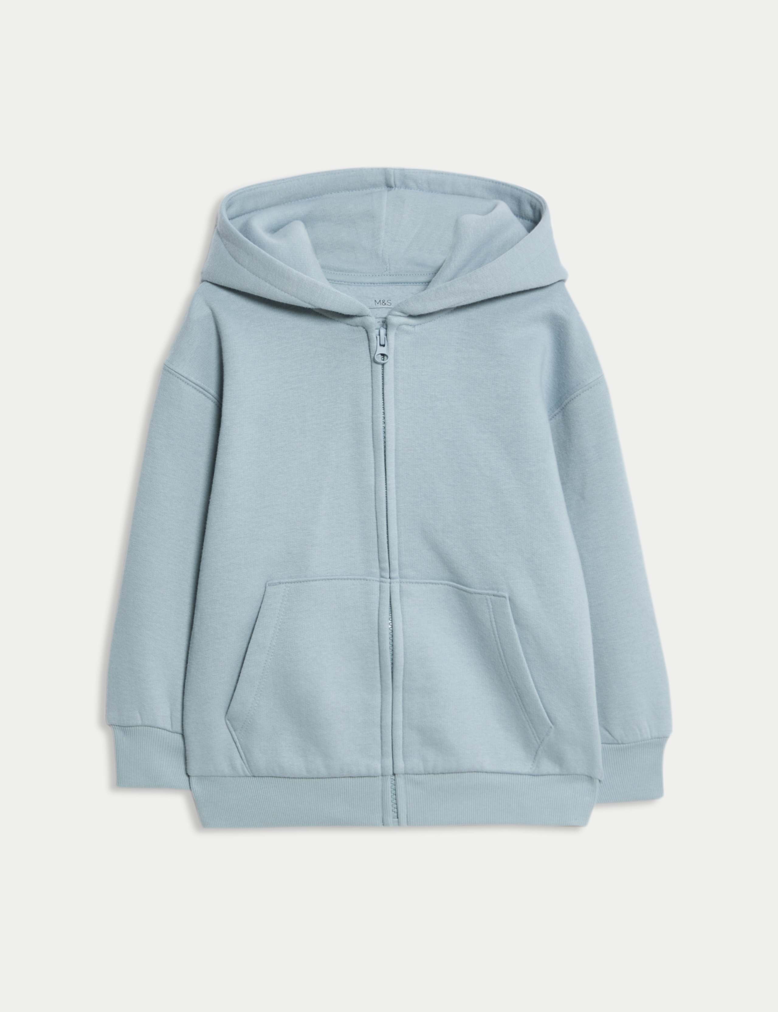 Cotton Rich Zip Hoodie (2-8 Yrs)