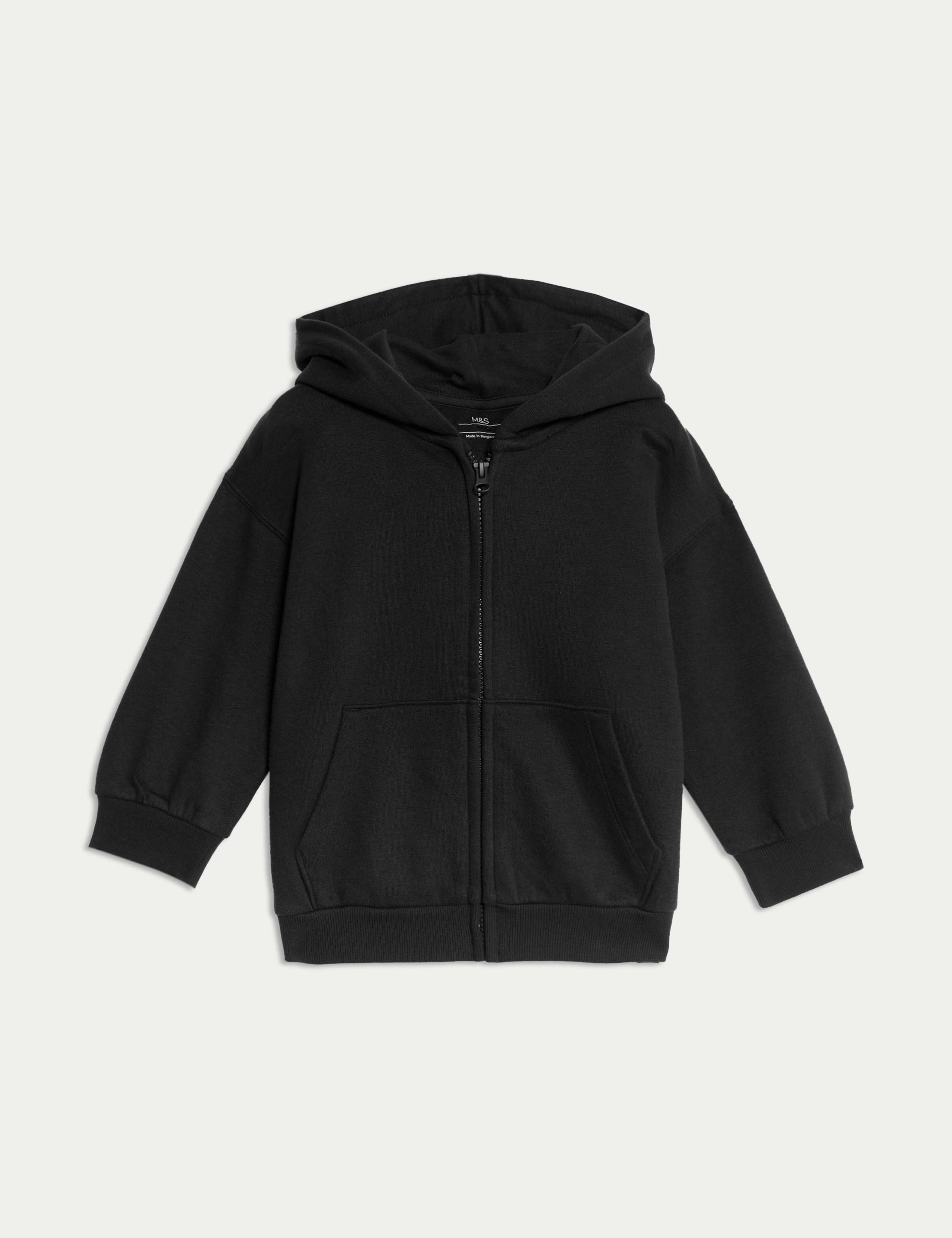 Cotton Rich Zip Hoodie (2-8 Yrs)