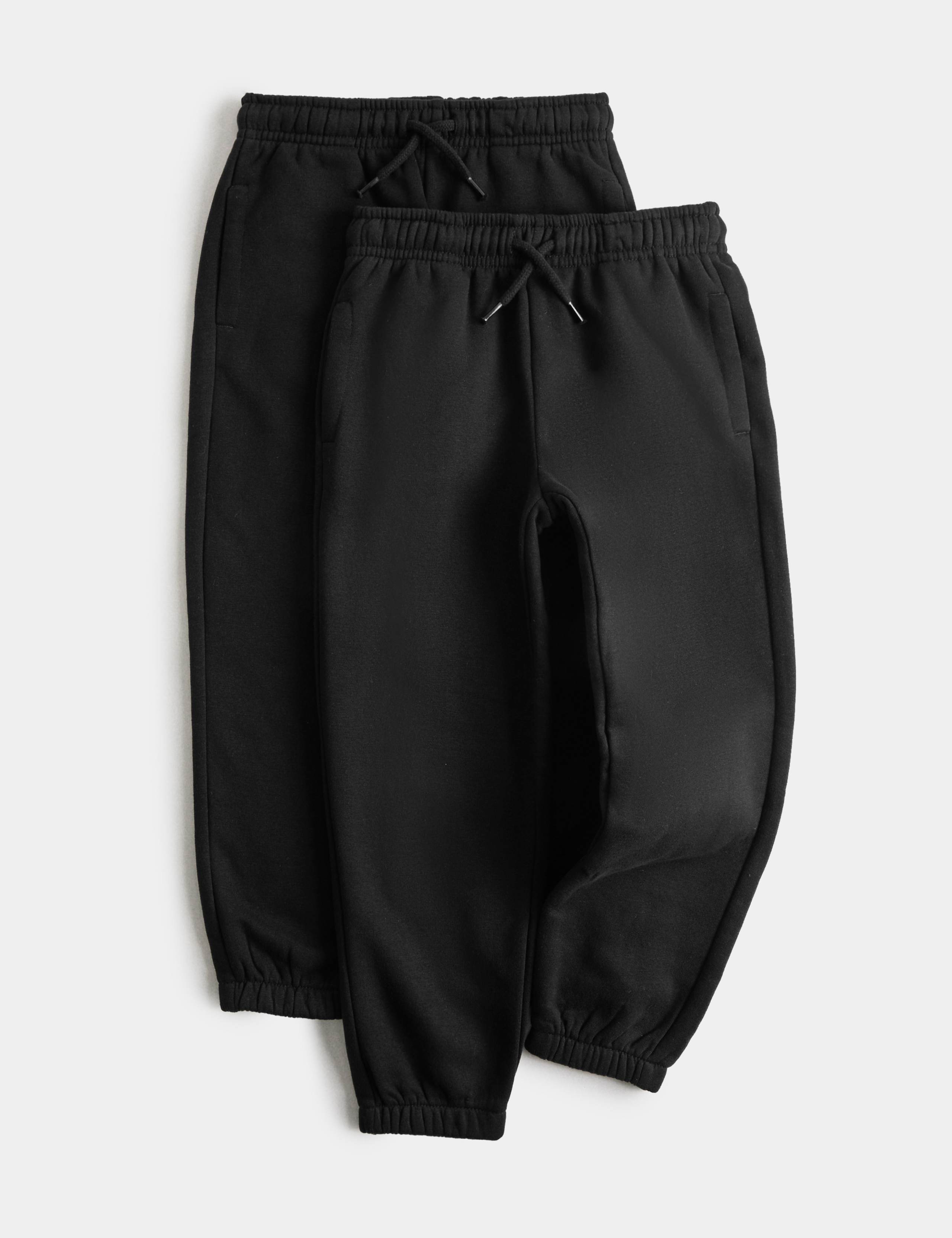 2 Pack Cotton Rich Joggers (2-8 Yrs)