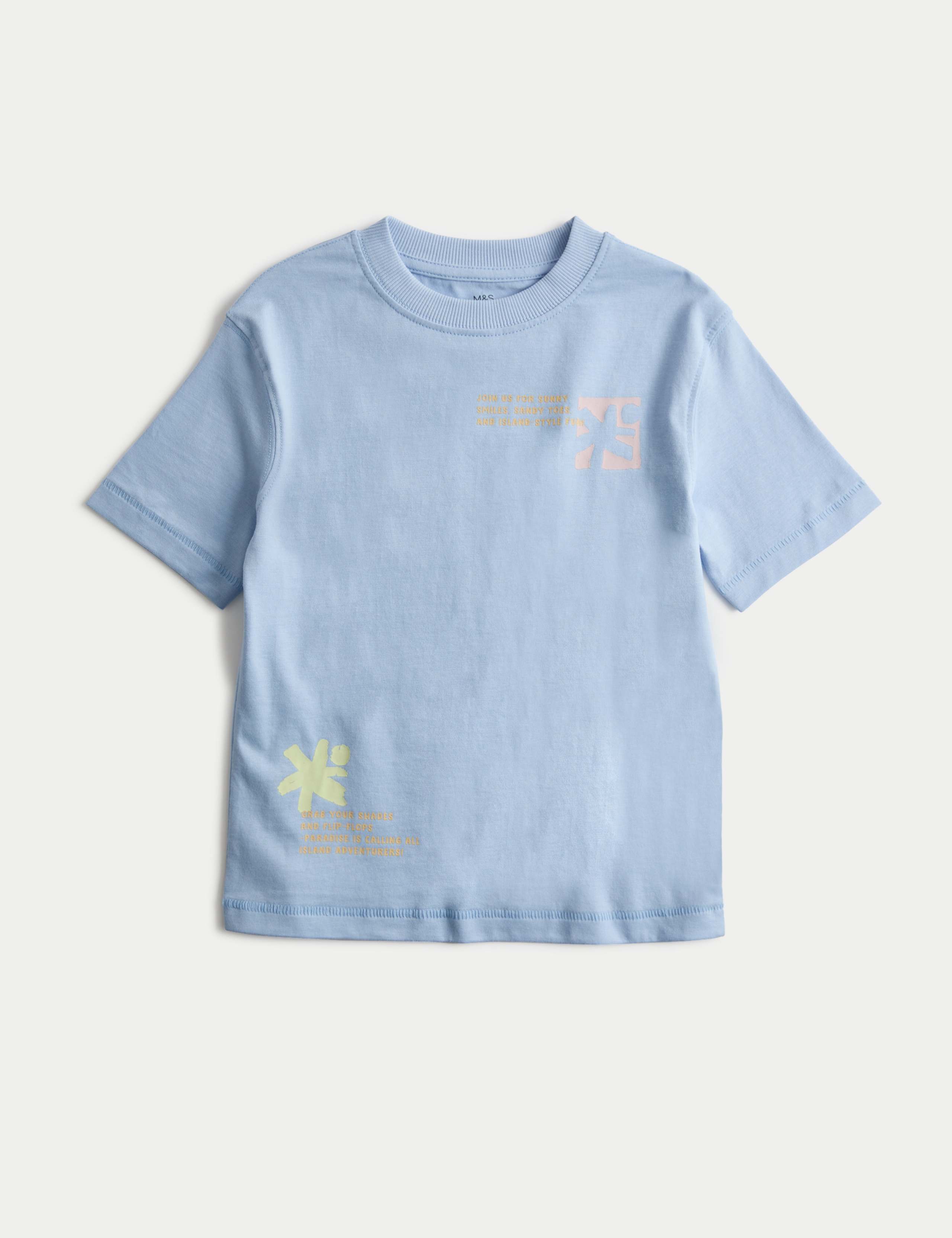 Pure Cotton Graphic T-Shirt (2-8 Years)