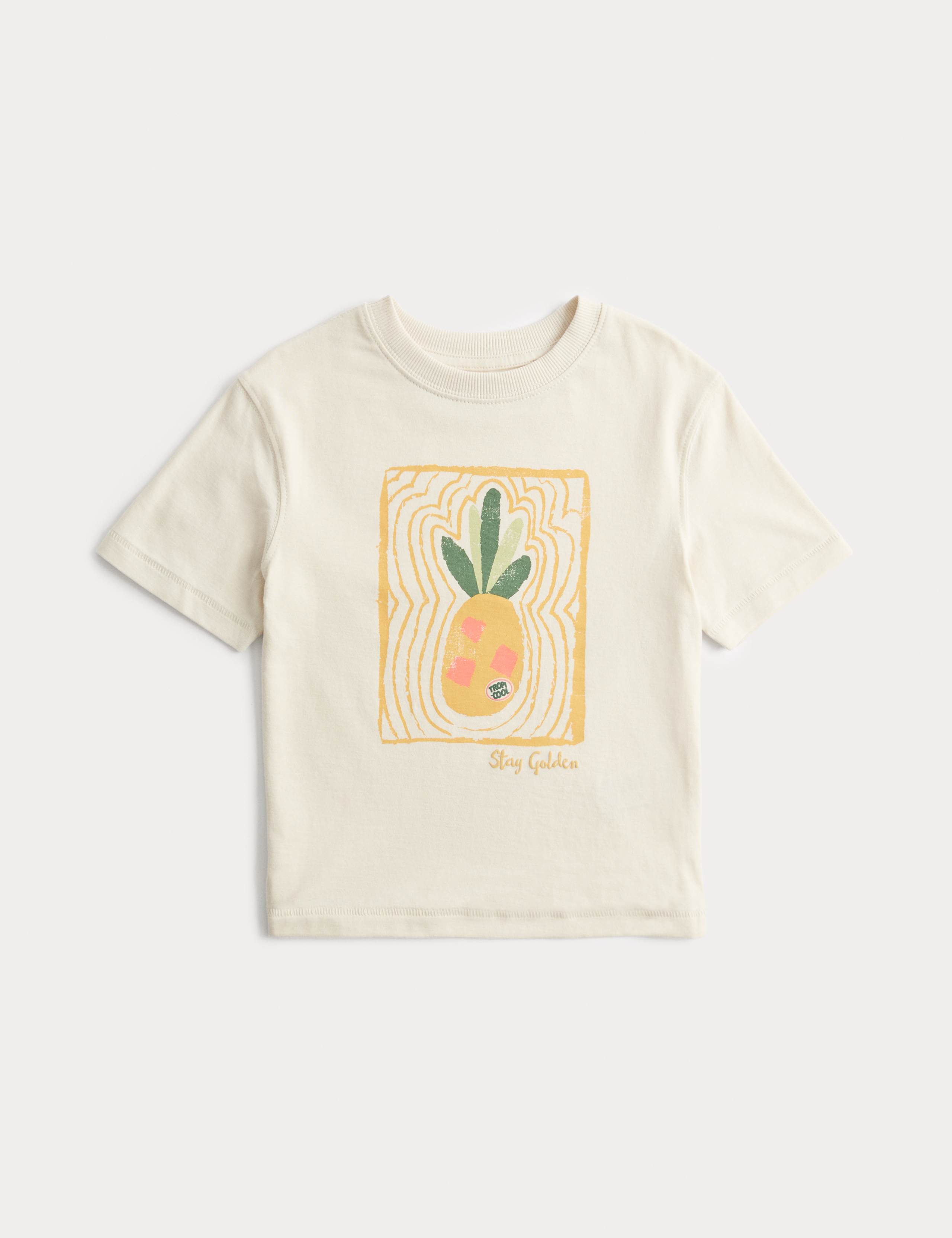Pure Cotton Graphic T-Shirt (2-8 Years)