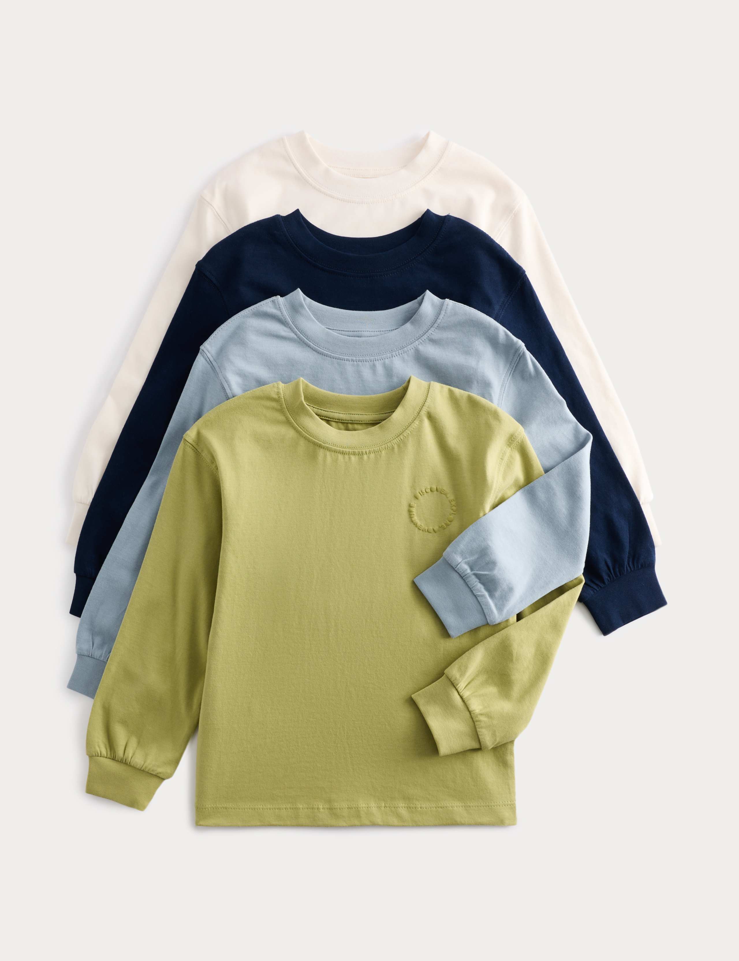 4 Pack Cotton Rich Tops (2-8 Yrs)