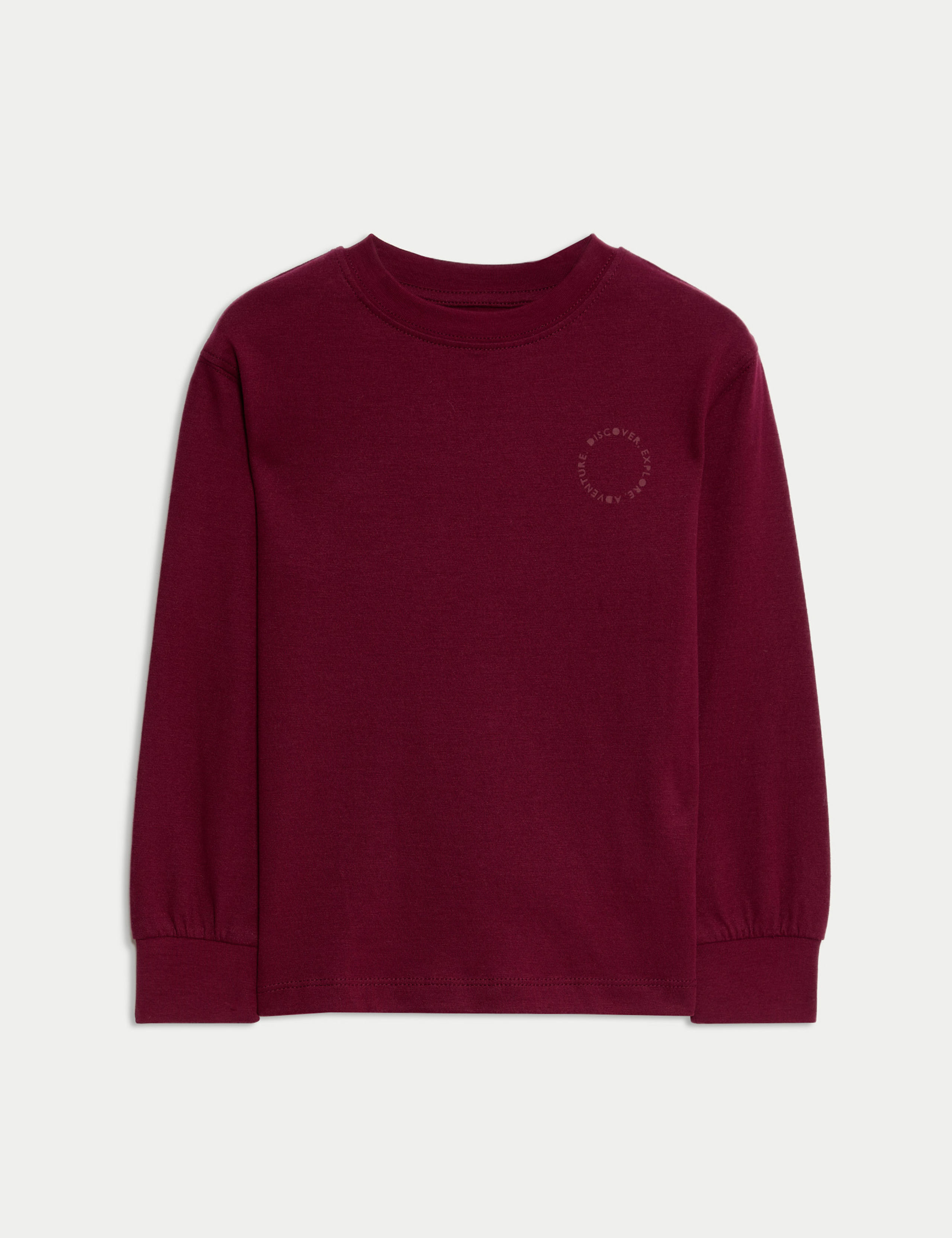 Pure Cotton Long Sleeve T-shirt (2-8 Yrs)
