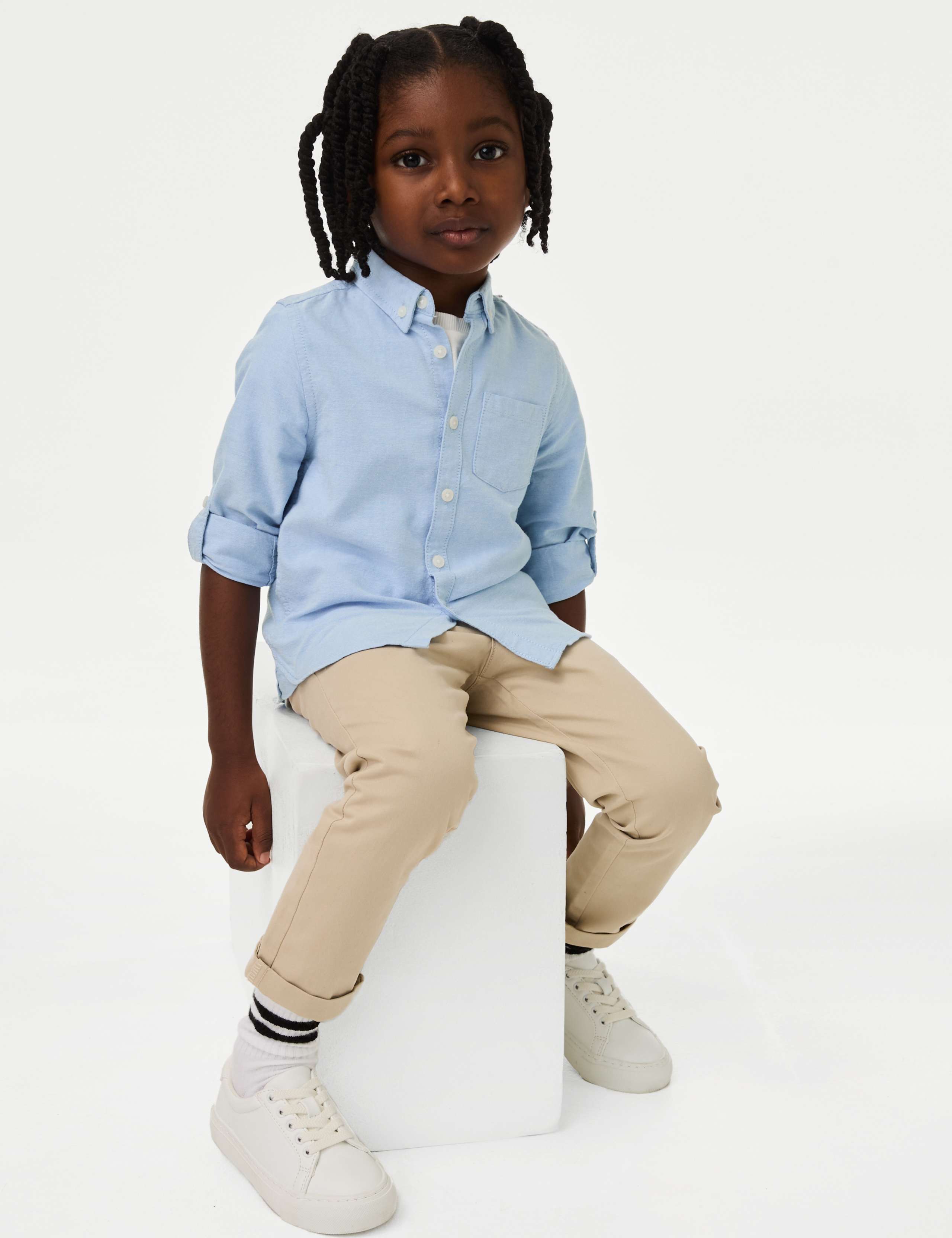 Pure Cotton Oxford Shirt (2-8 Yrs)