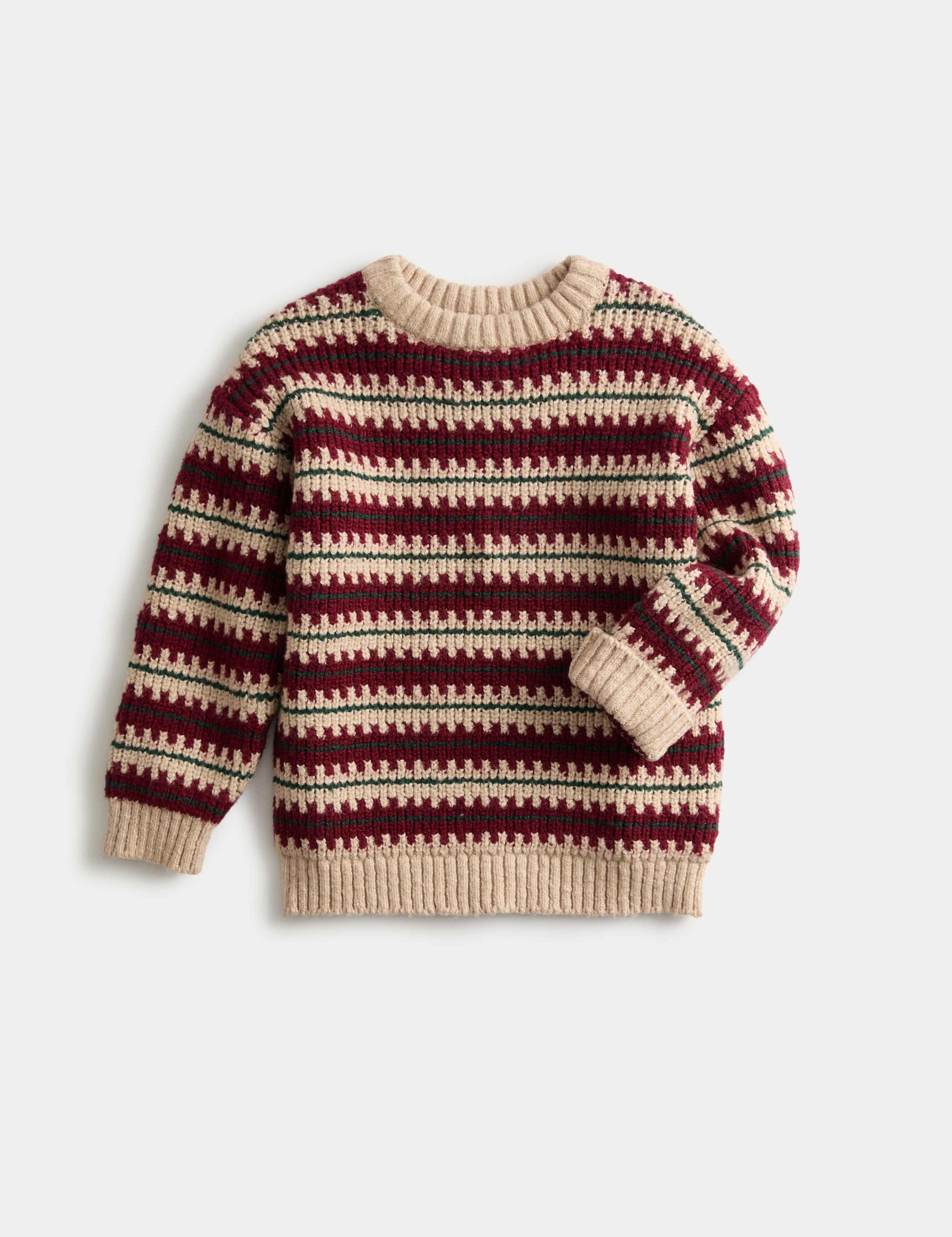 Cotton Blend Striped Jumper (2-8 Yrs)