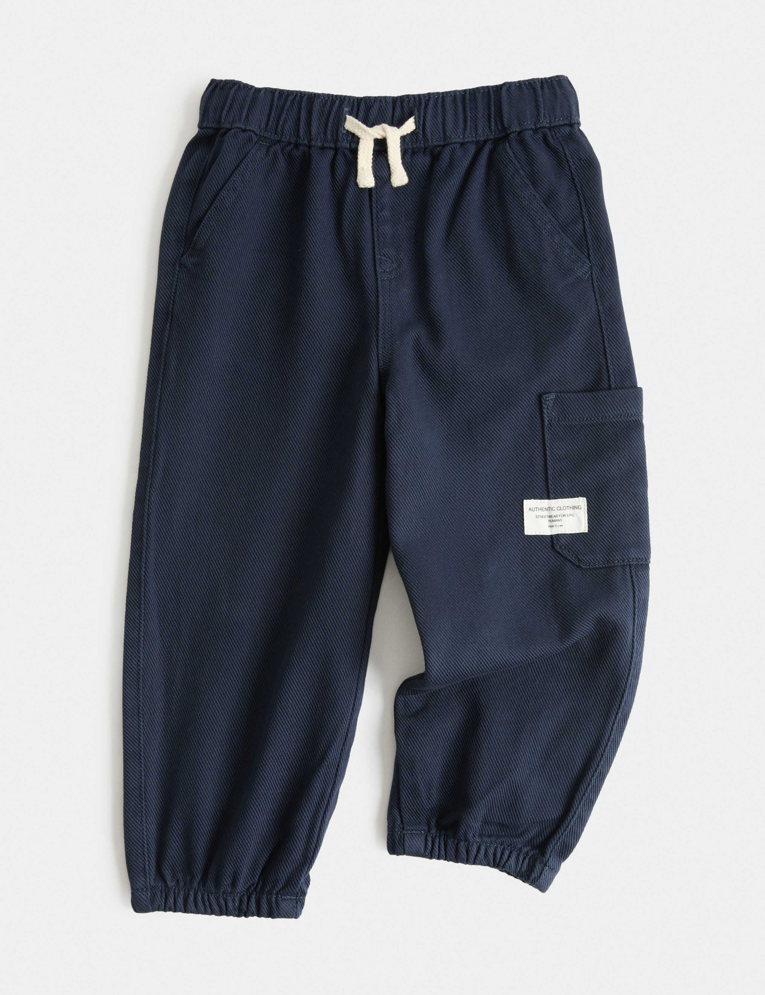 Relaxed Denim Cargo Jeans (2-8 Yrs)