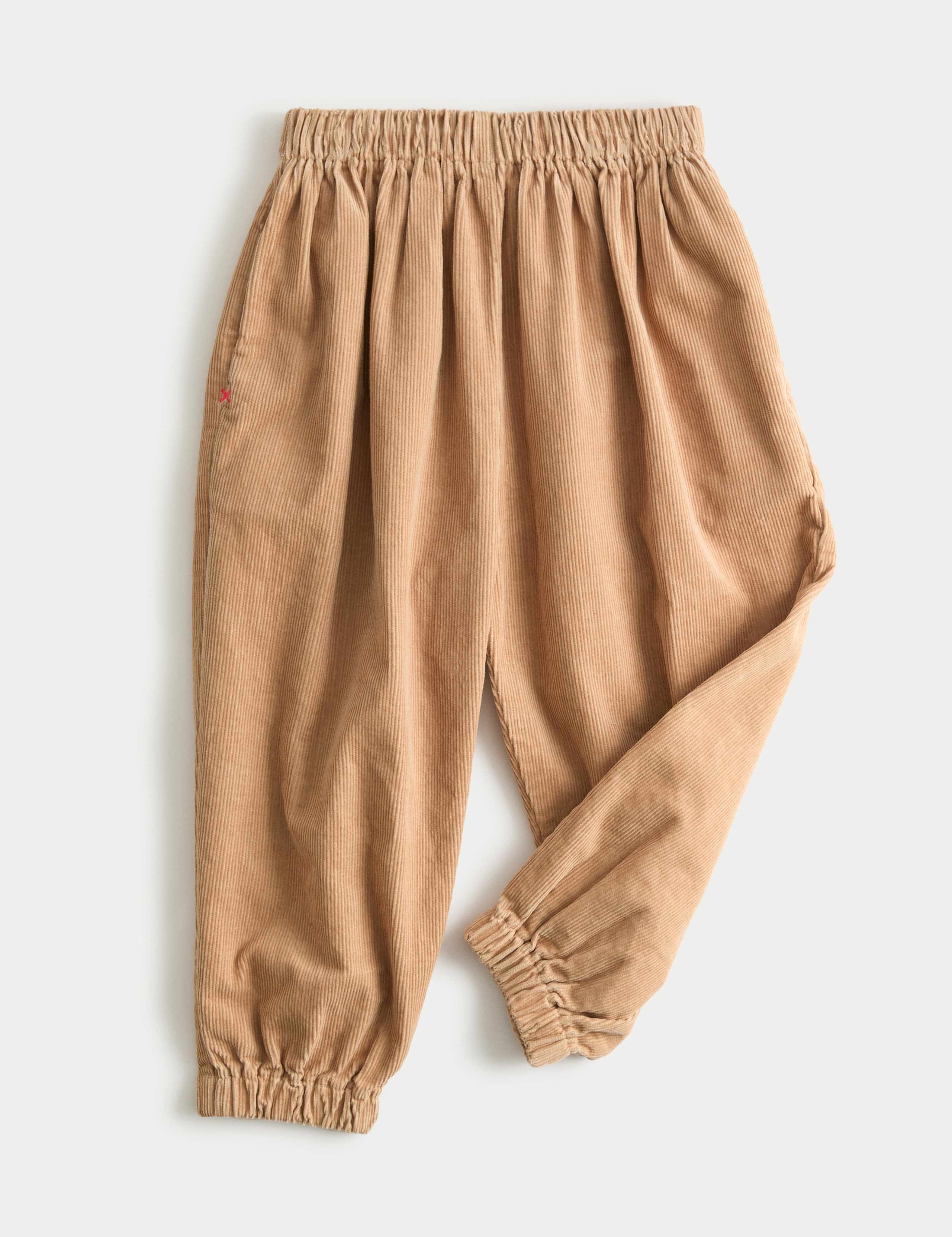 Pure Cotton Elasticated Waist Trousers (1-10 Yrs)