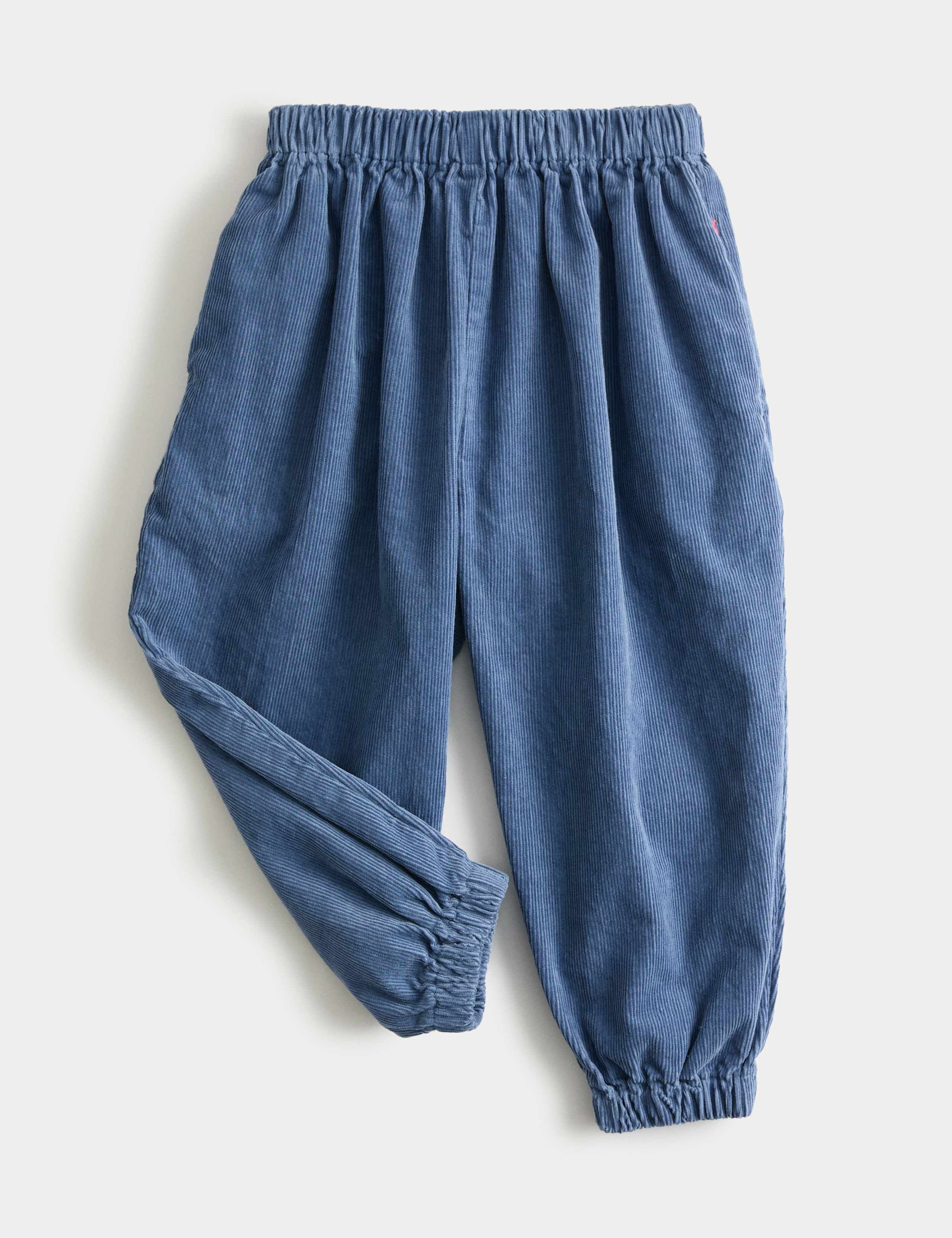 Pure Cotton Elasticated Waist Trousers (1-10 Yrs)