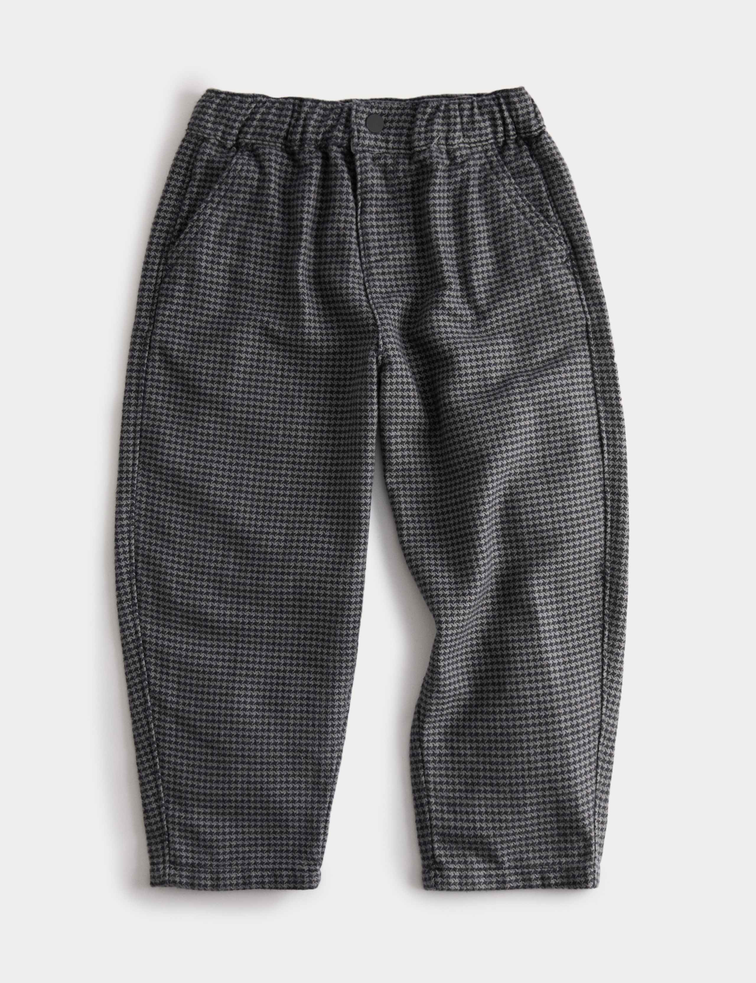 Pure Cotton Micro Check Trousers (2-8 yrs)