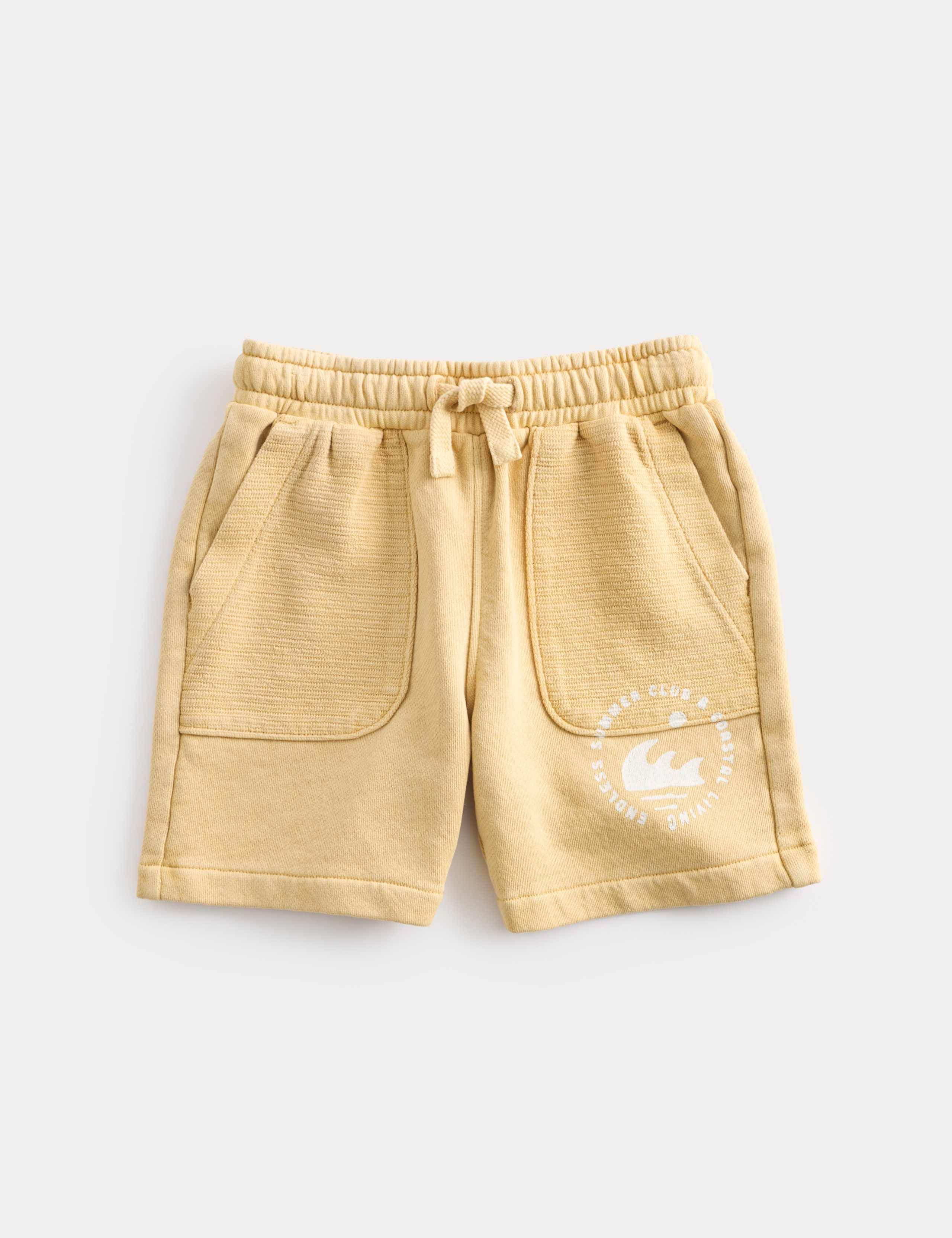 Pure Cotton Jersey Summer Club Shorts (2-8 Years)