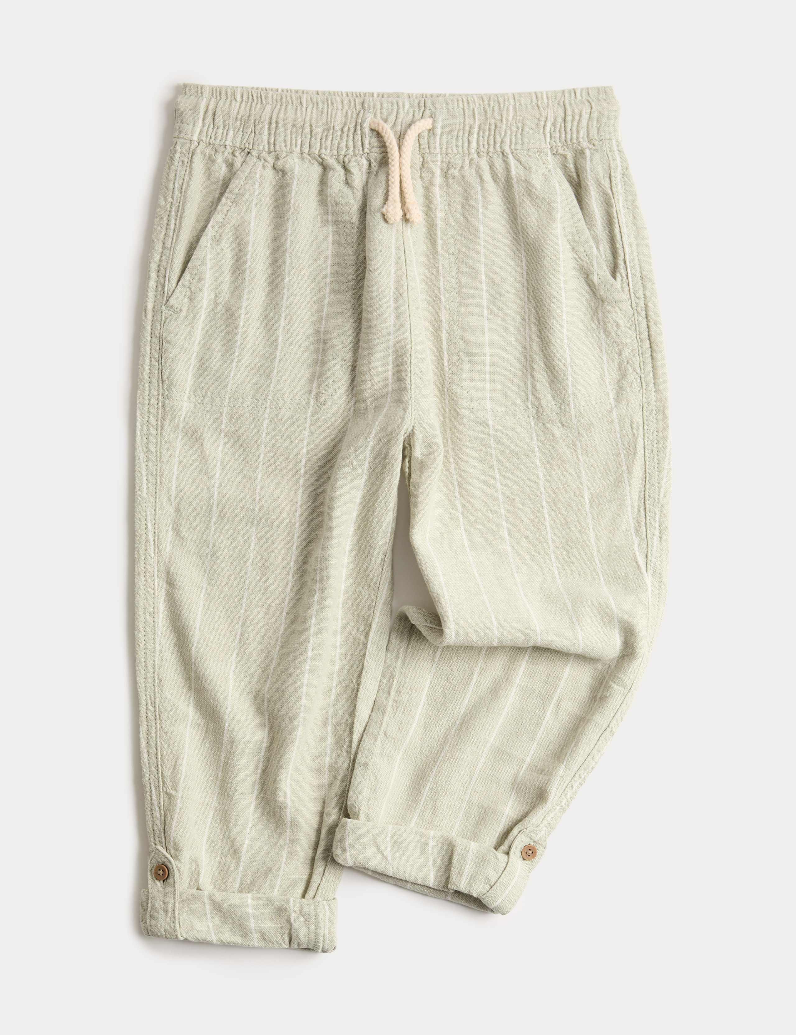 Linen Rich Trousers (2-8 Yrs)