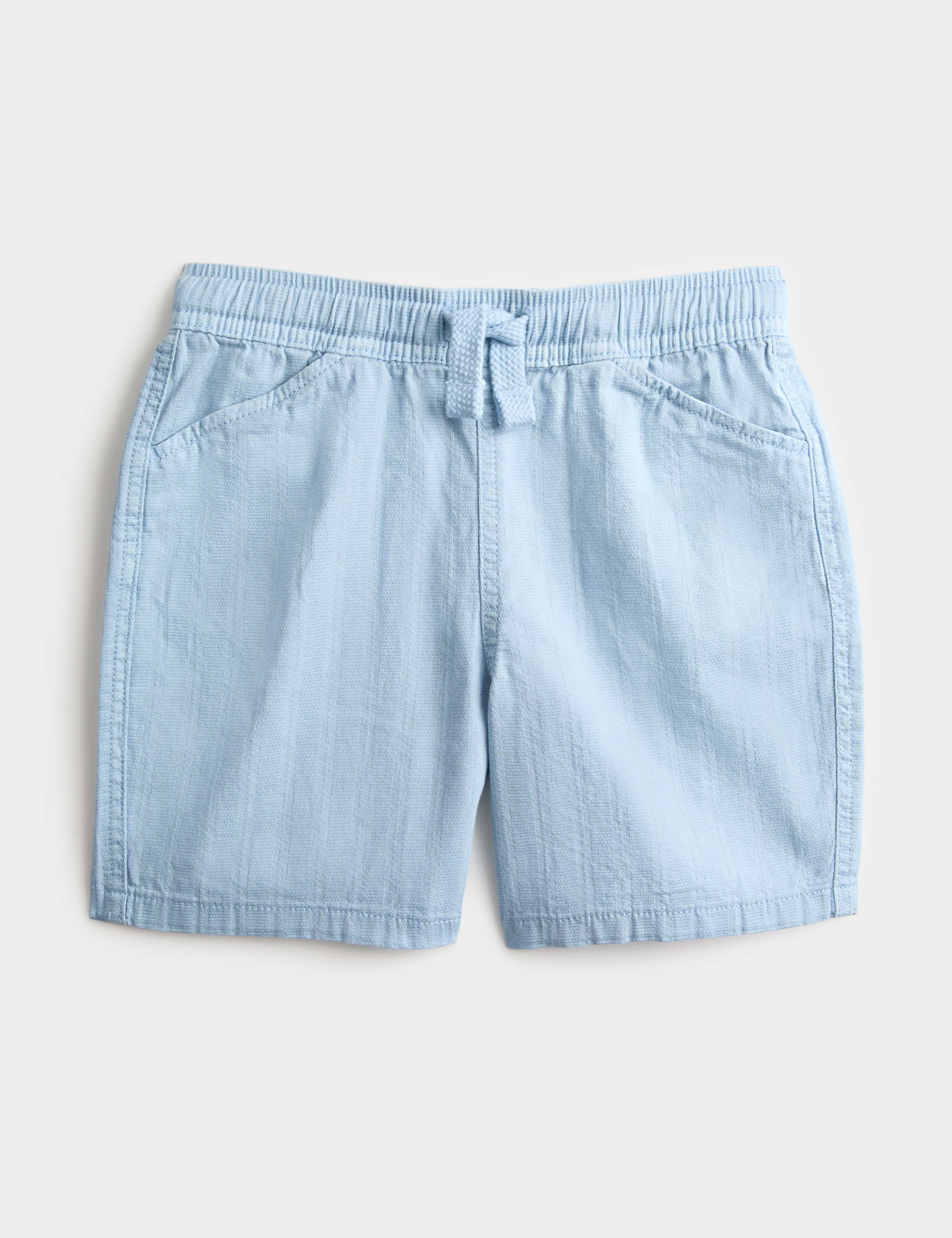 Pure Cotton Textured Shorts (2-8 Years)