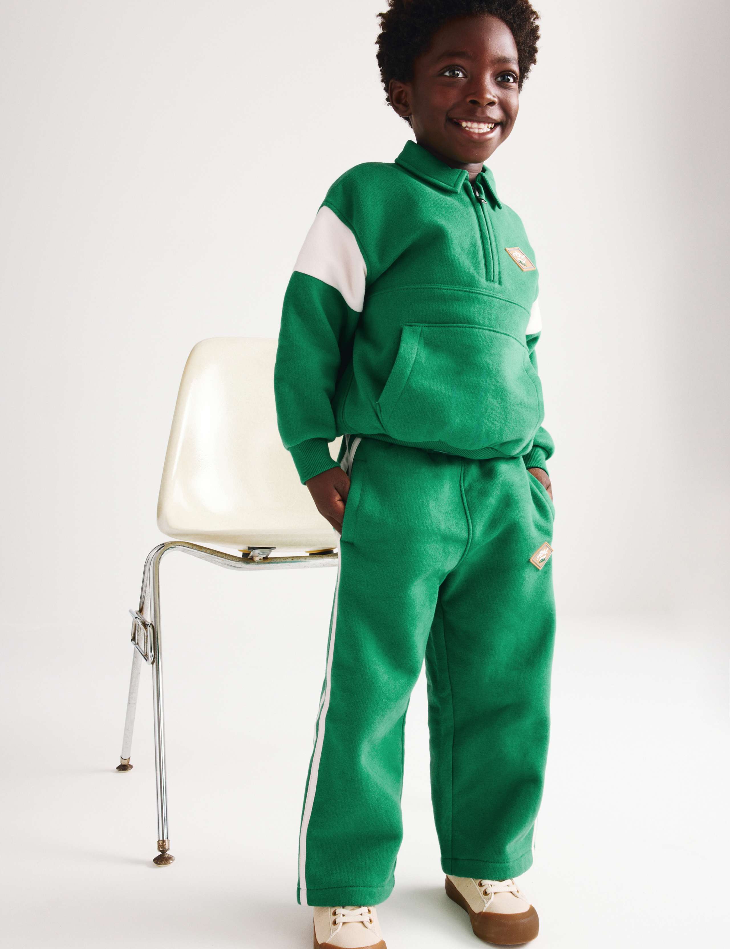 Sporty Wide Leg Joggers (2-8 Yrs)