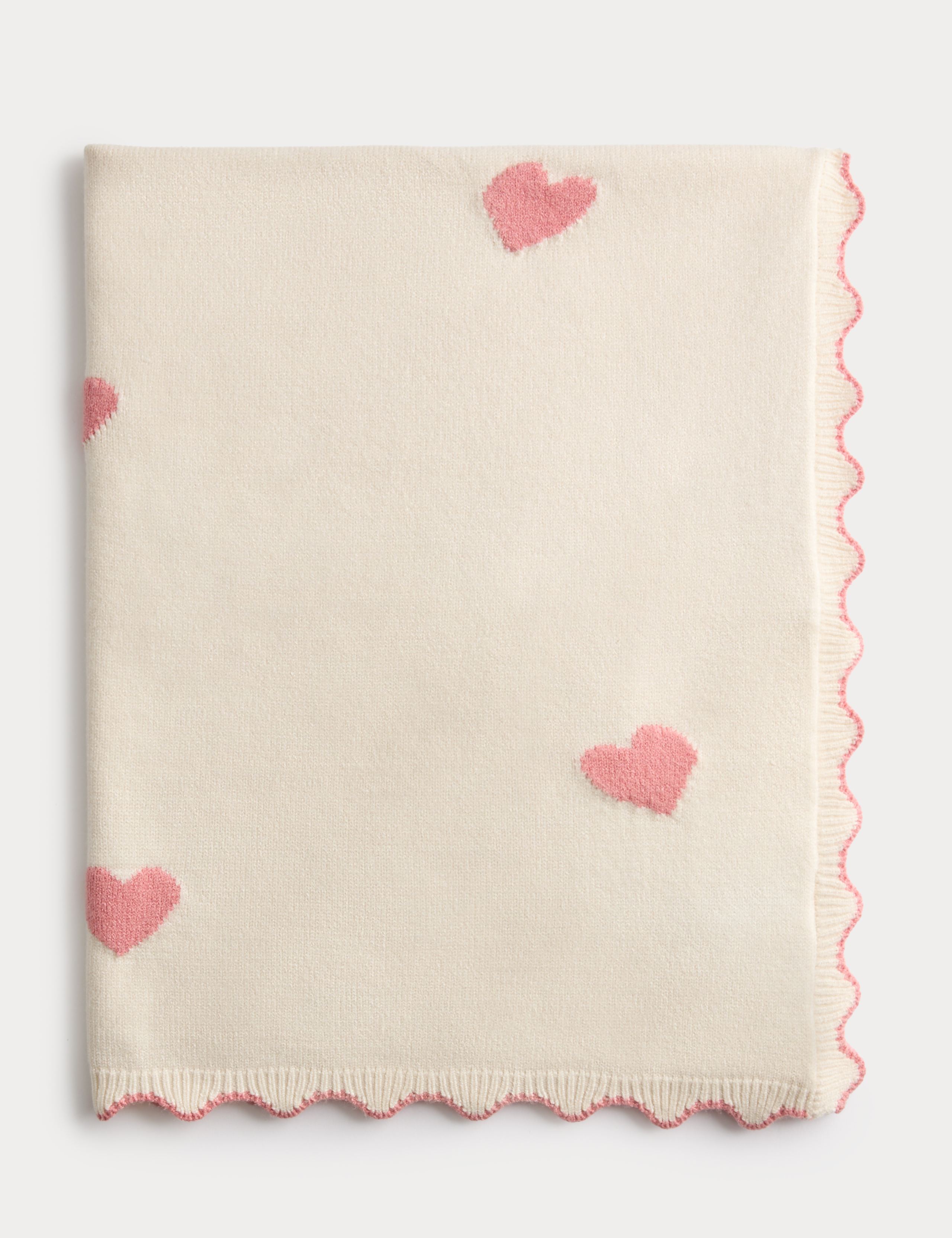 Love Heart Knitted Shawl