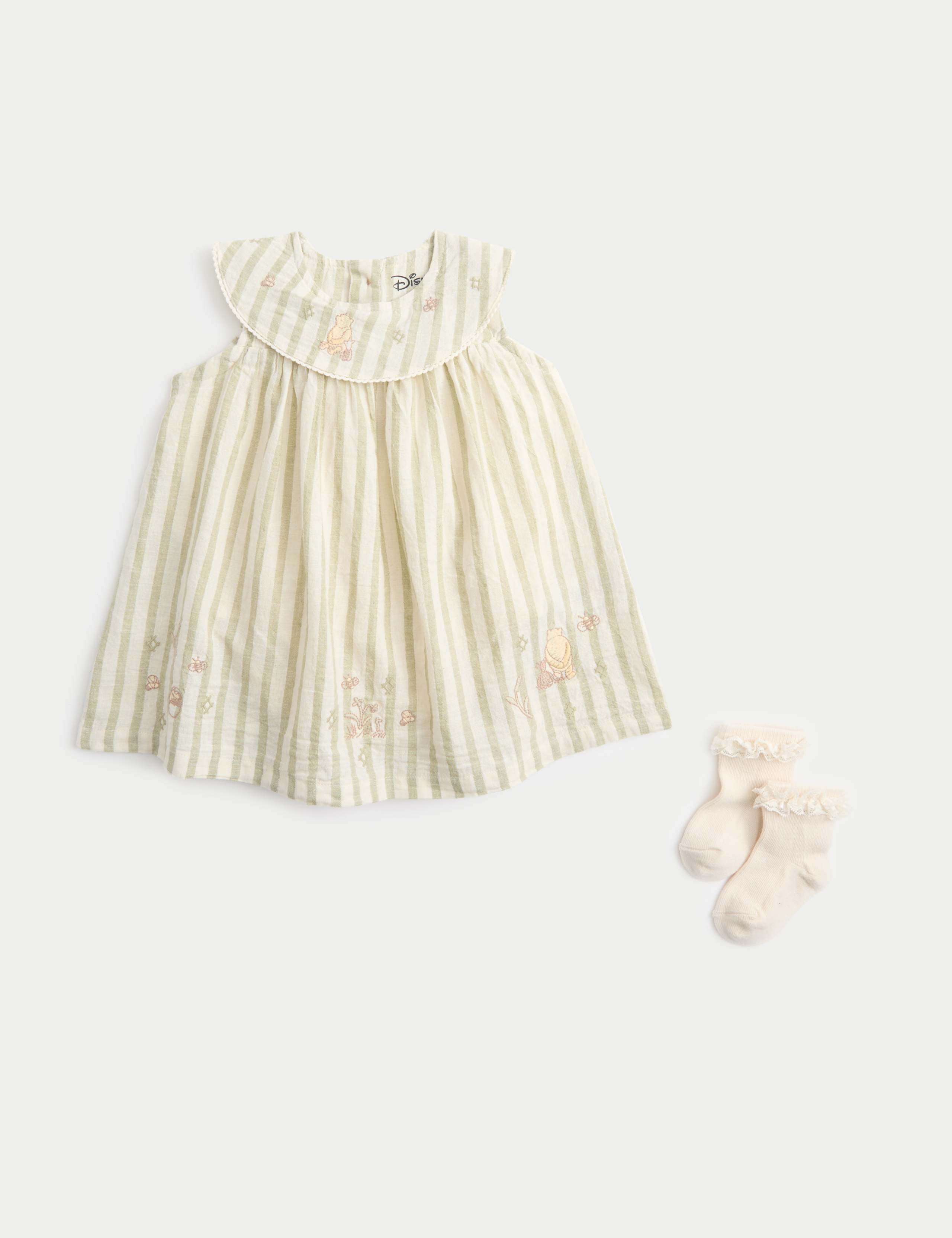 2 Piece Winnie The Pooh™ Dress with Socks (0-24 Mths)
