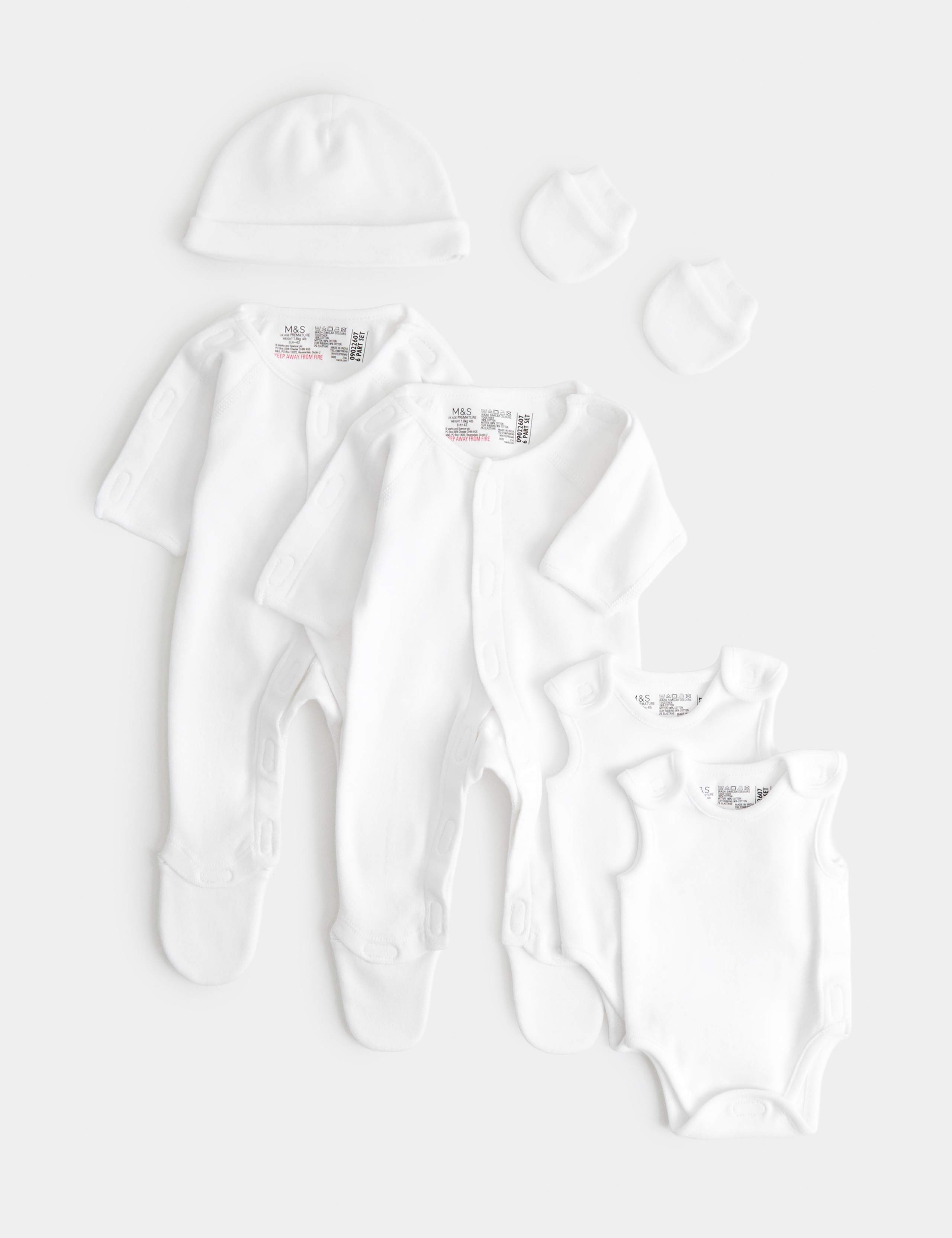 6 Piece Premature Pack (Newborn)