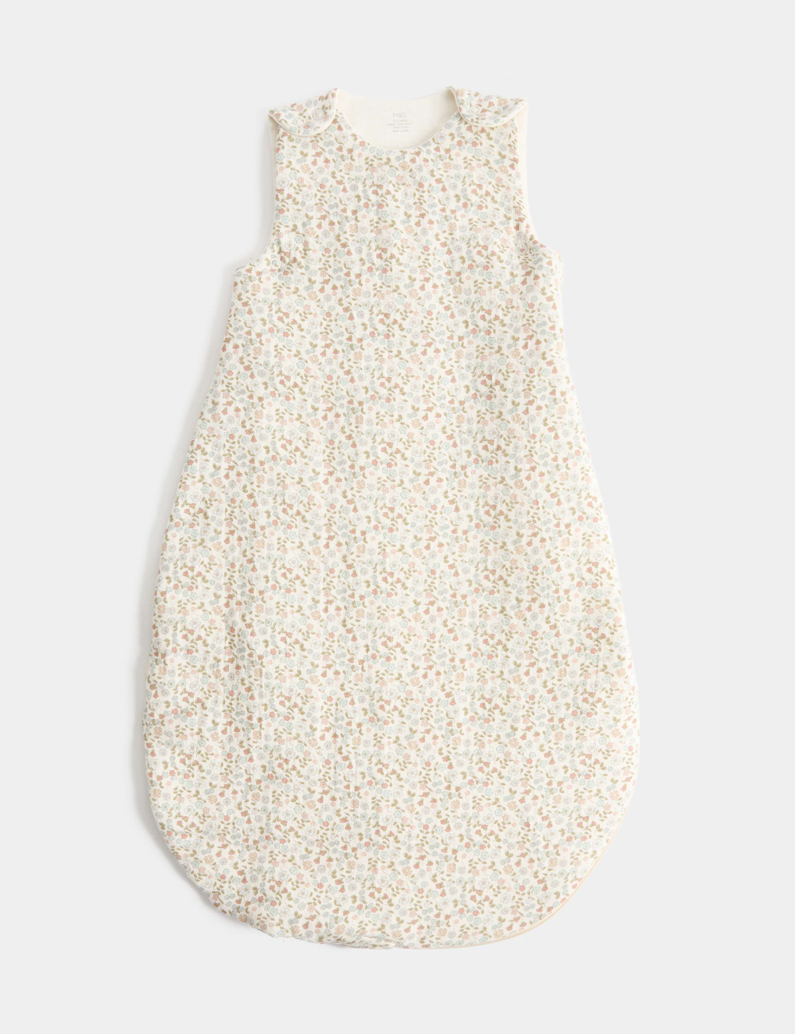 Pure Cotton 2.5 Tog Floral Sleeping Bag (0-3 Yrs)