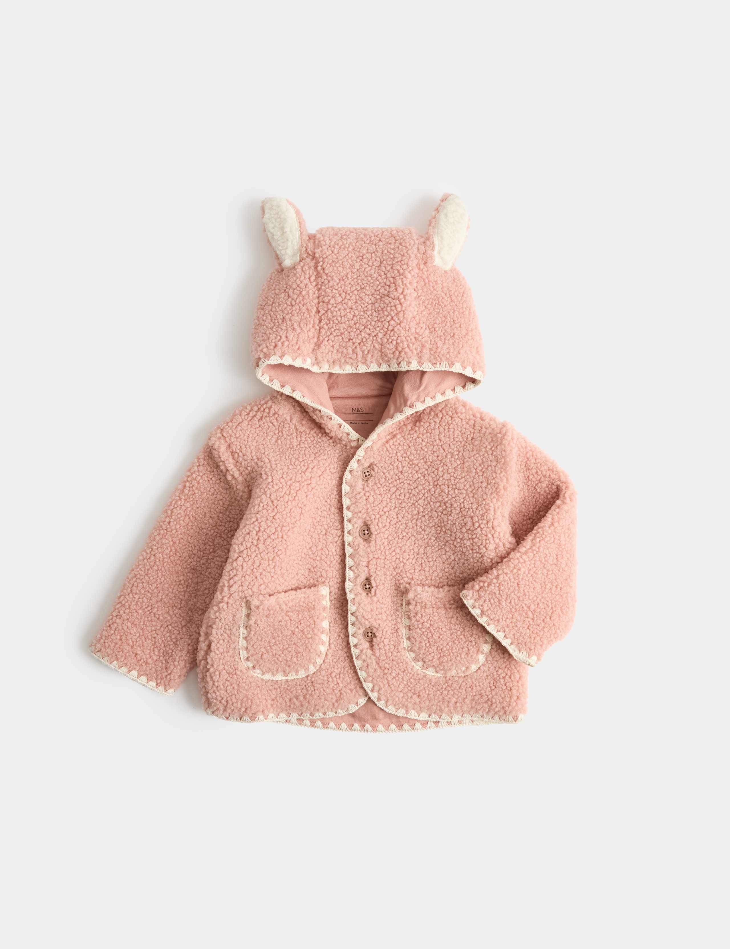 Borg Jacket with Ears (0-12 Mths)