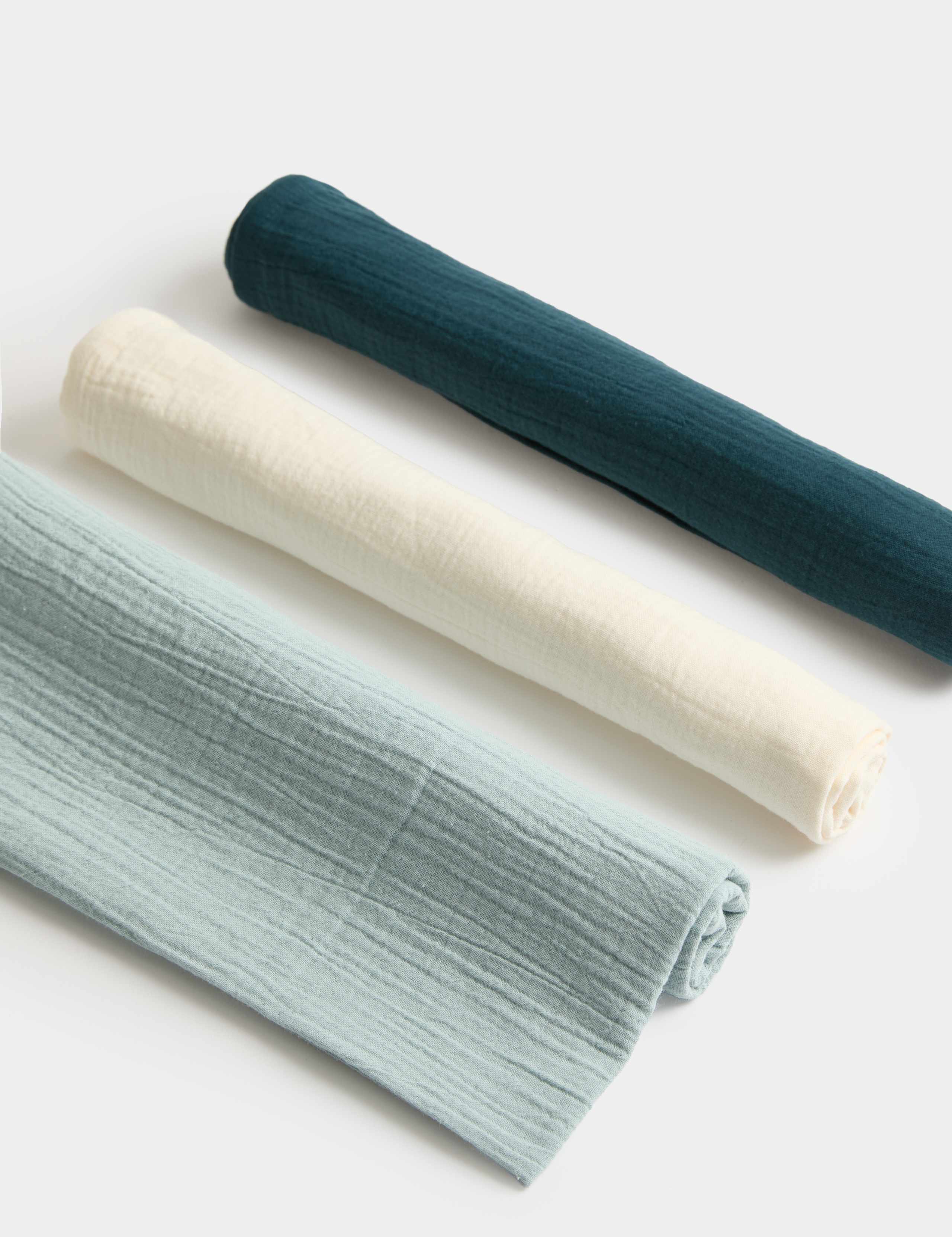 3 Pack Pure Cotton Muslins