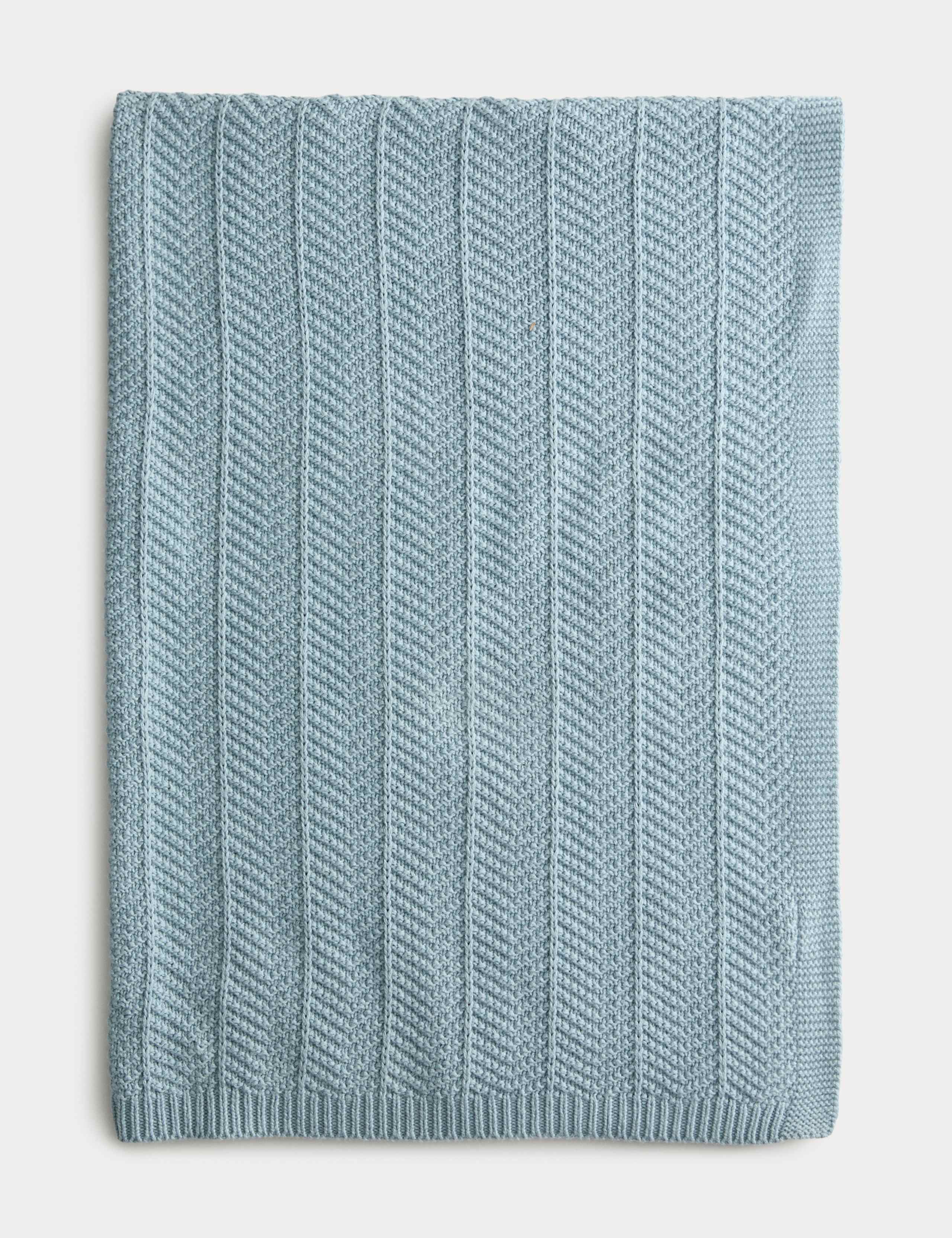 Pure Cotton Knitted Shawl