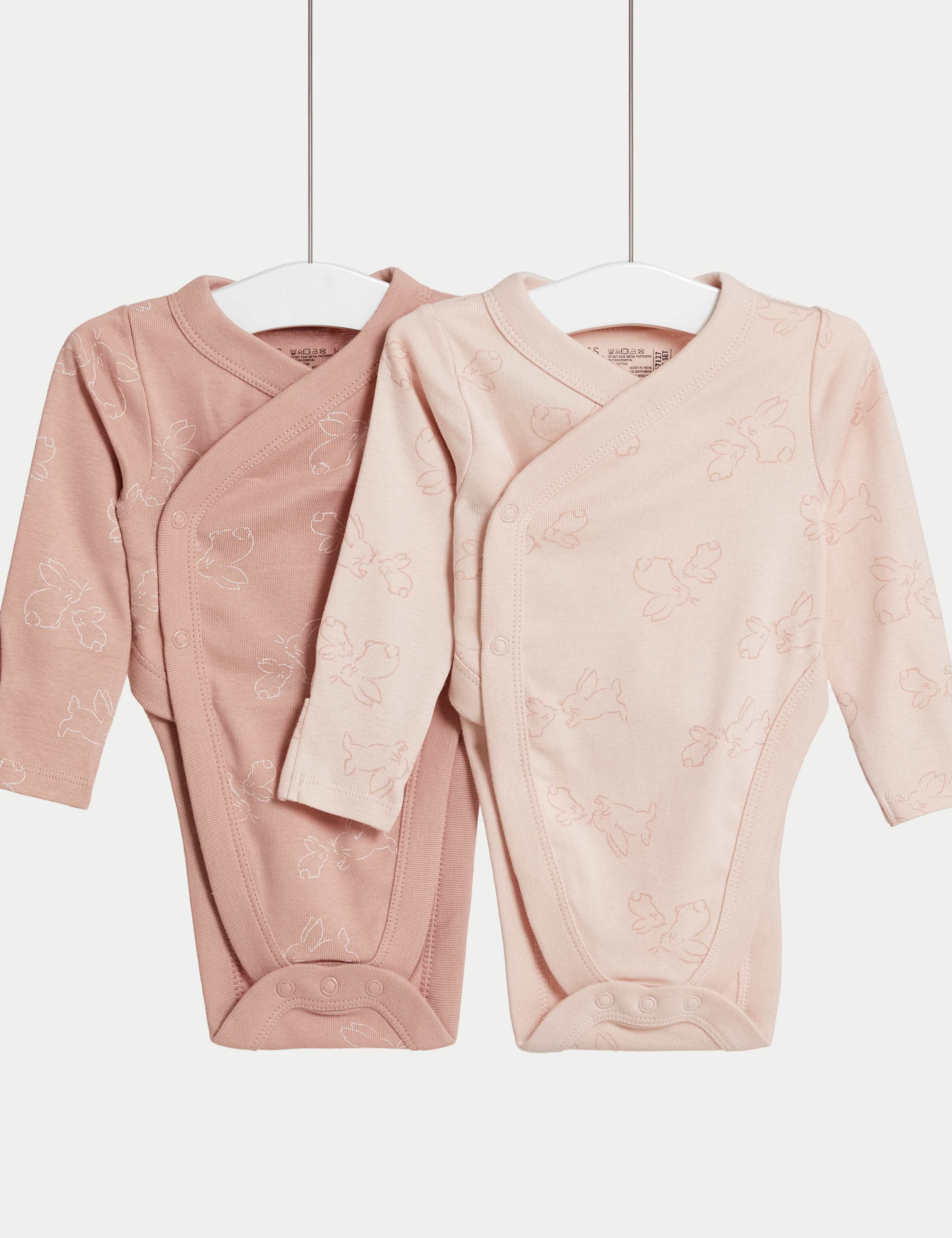 2pk Hip Dysplasia Pure Cotton Bodysuits (7lbs-1 Yrs)