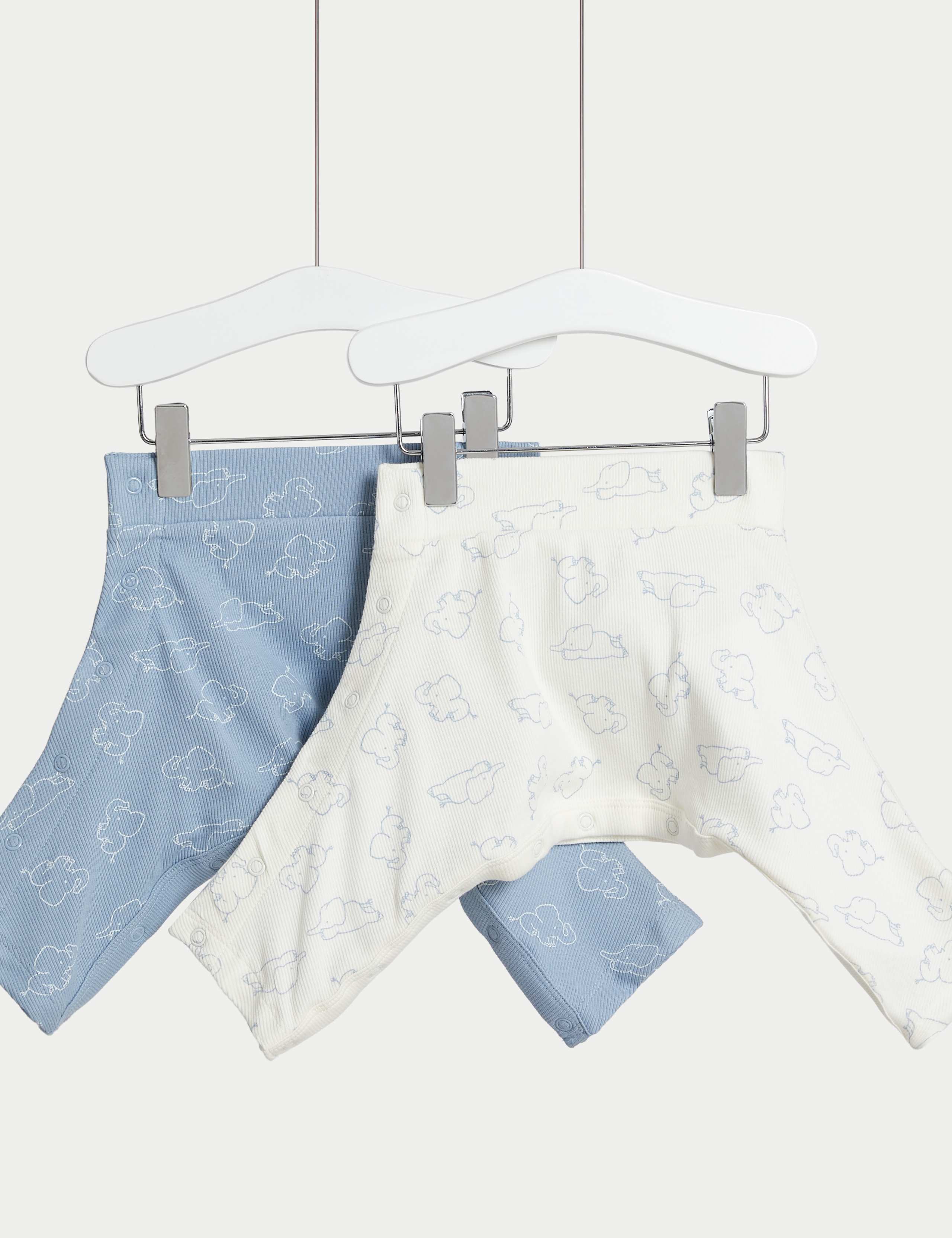 2pk Hip Dysplasia Cotton Rich Stars Joggers (7lbs-1 Yrs)