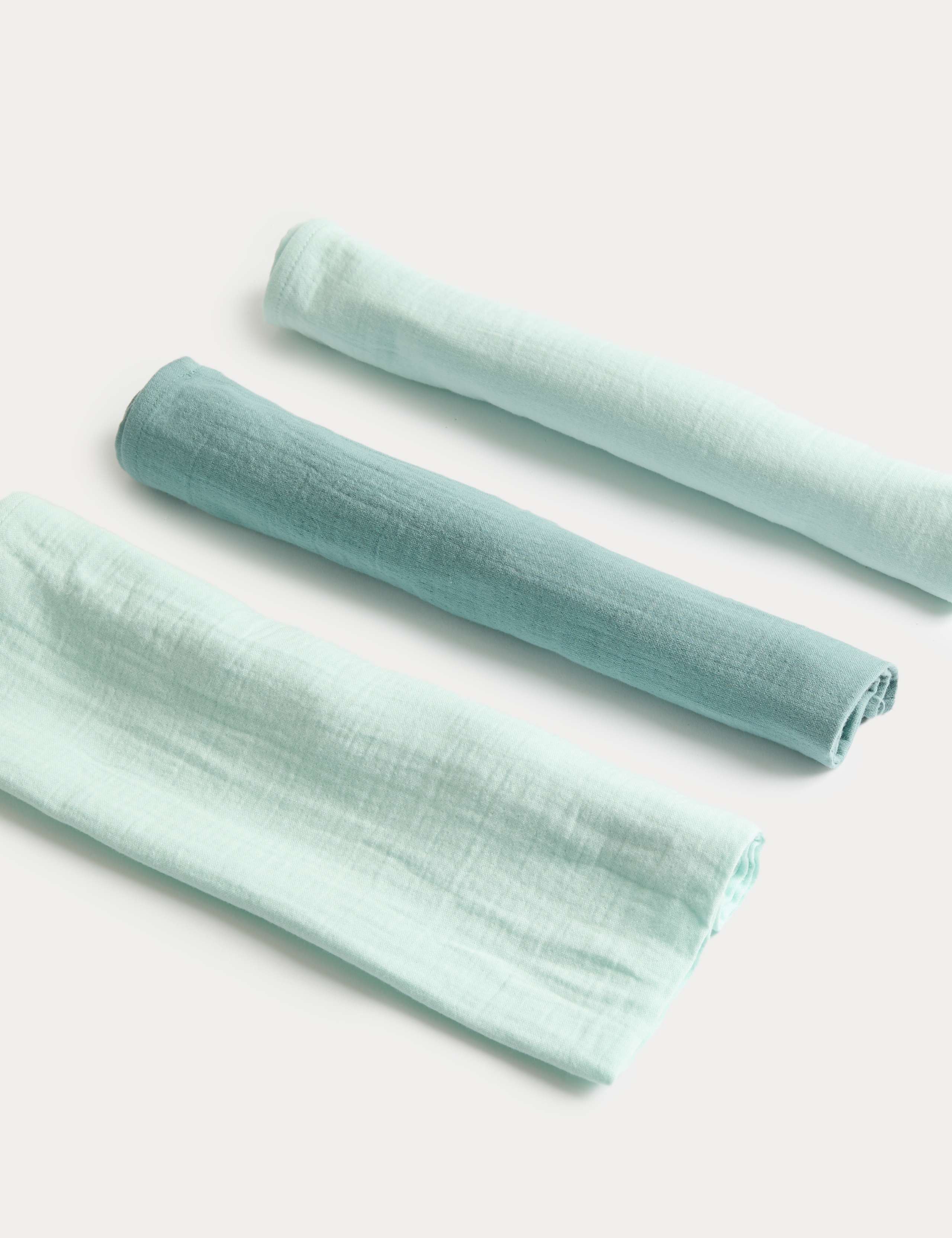 3 Pack Pure Cotton Muslins