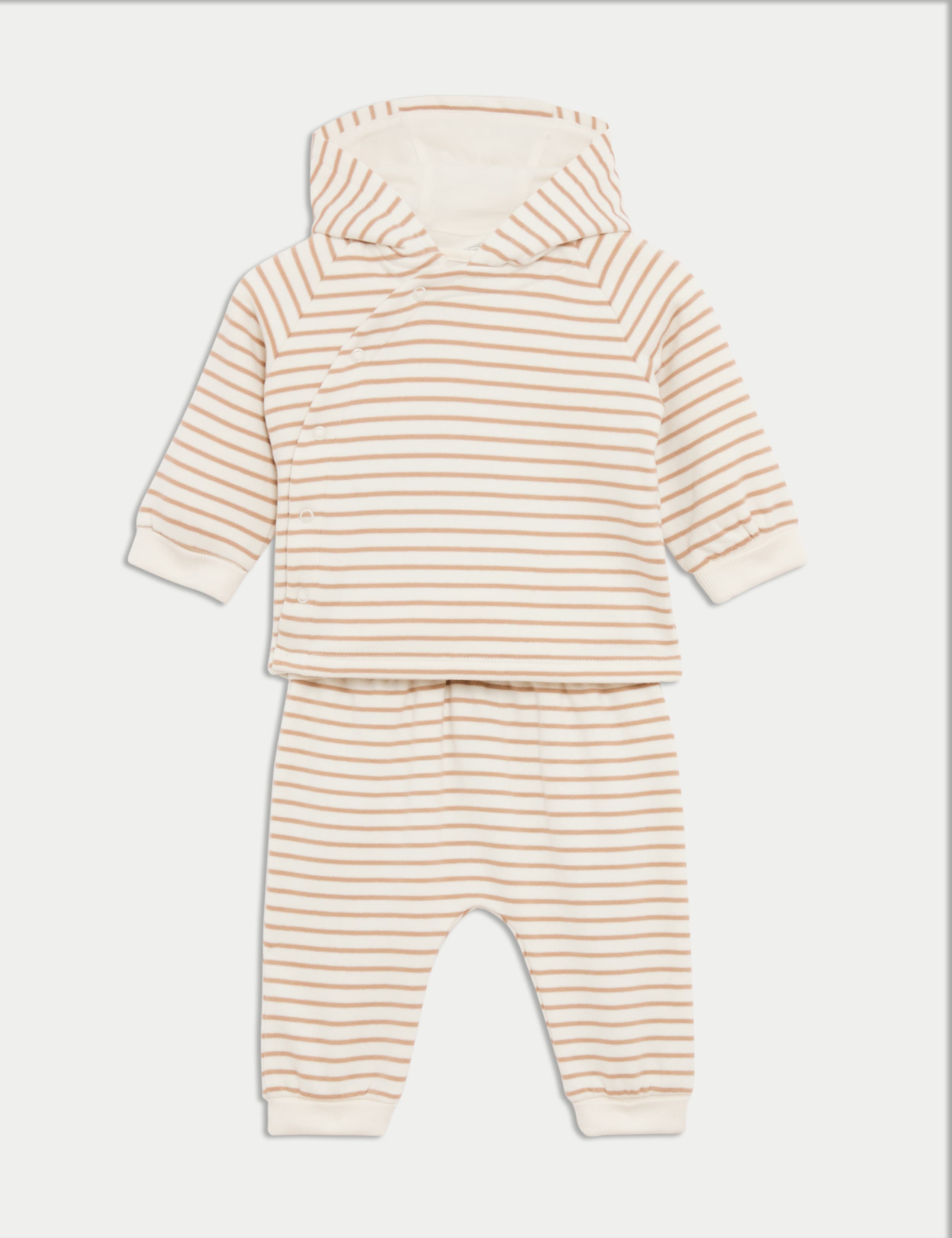 3pc Cotton Rich Stripe Outfit (0-12 Mths)