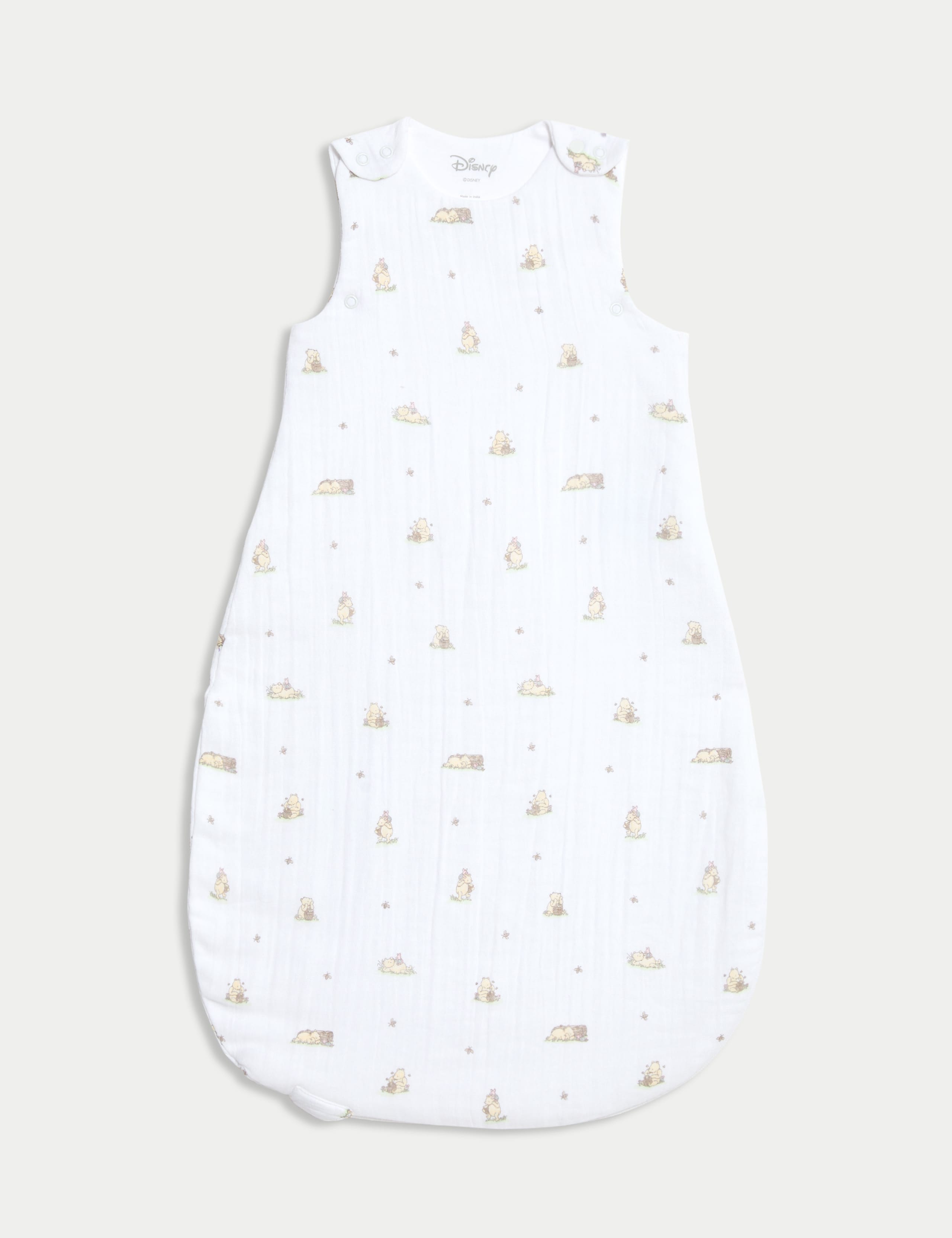 Pure Cotton Winnie The Pooh 1.5 Tog Sleeping Bag (0-3 Yrs)