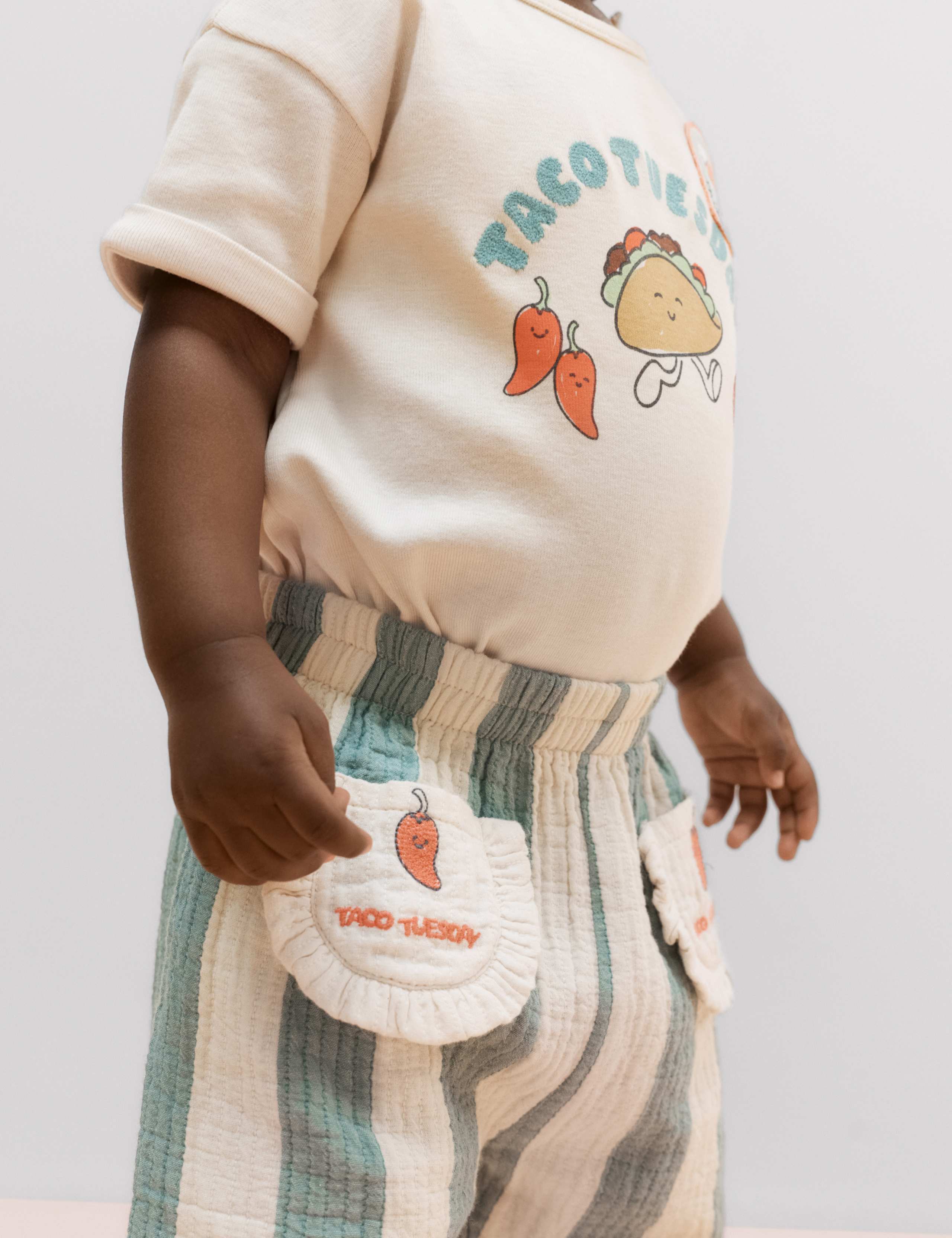 Pure Cotton Taco Tuesday Bodysuit (7lbs- 24 Mths)