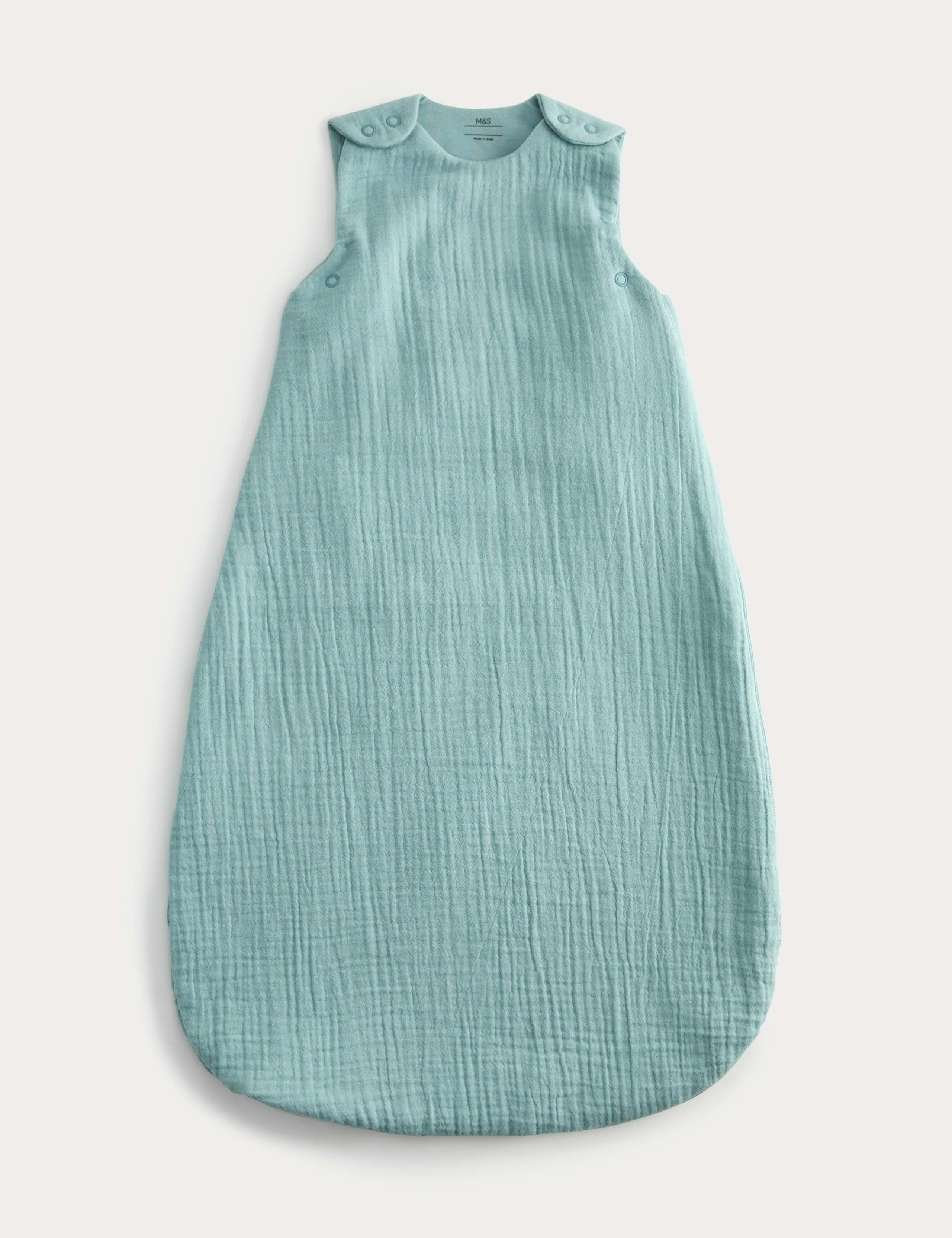 Pure Cotton Textured 1.5 Tog Sleeping Bag (0-3 Yrs)