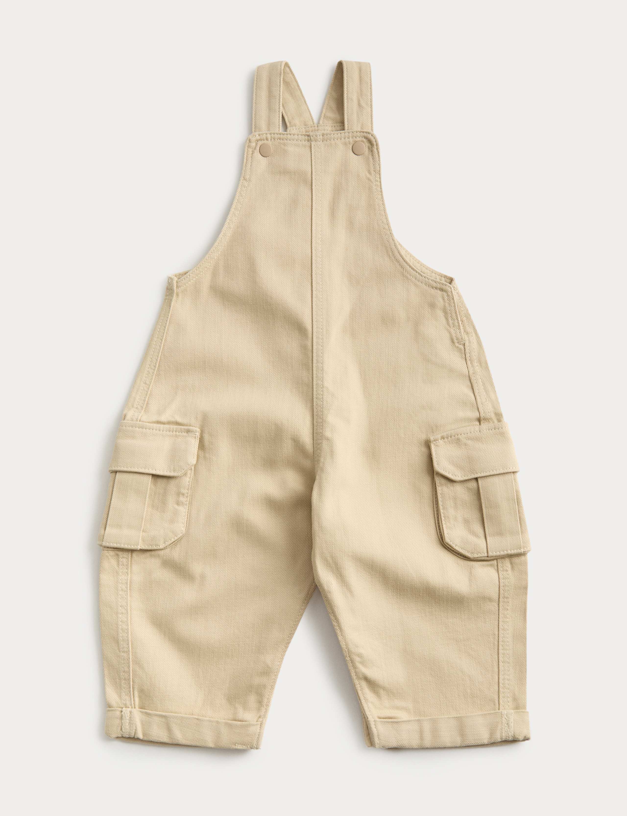 Cotton Rich Twill Dungarees (0-3 Years)