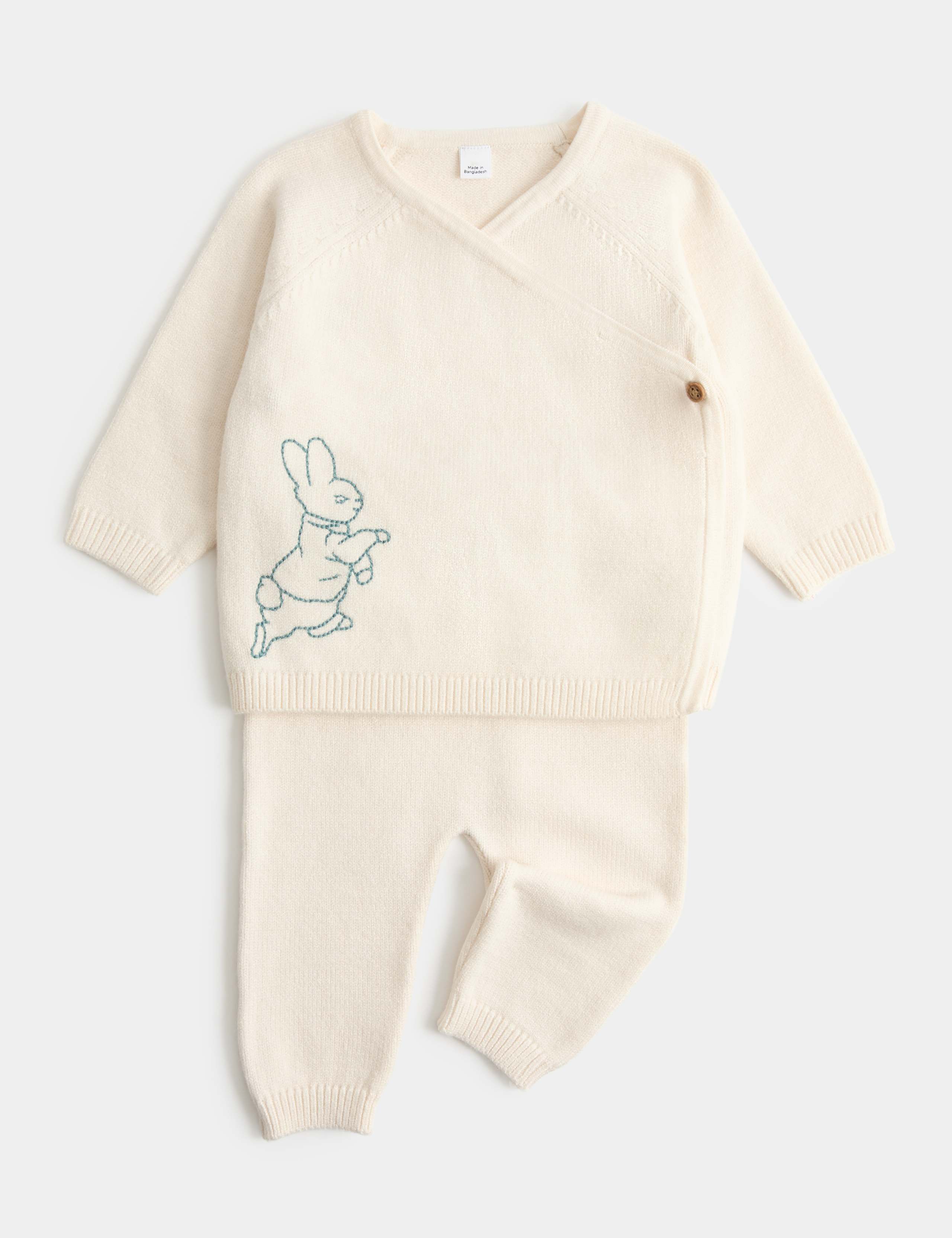 2 Piece Peter Rabbit Knitted Outfit (7lbs-12 Mths)