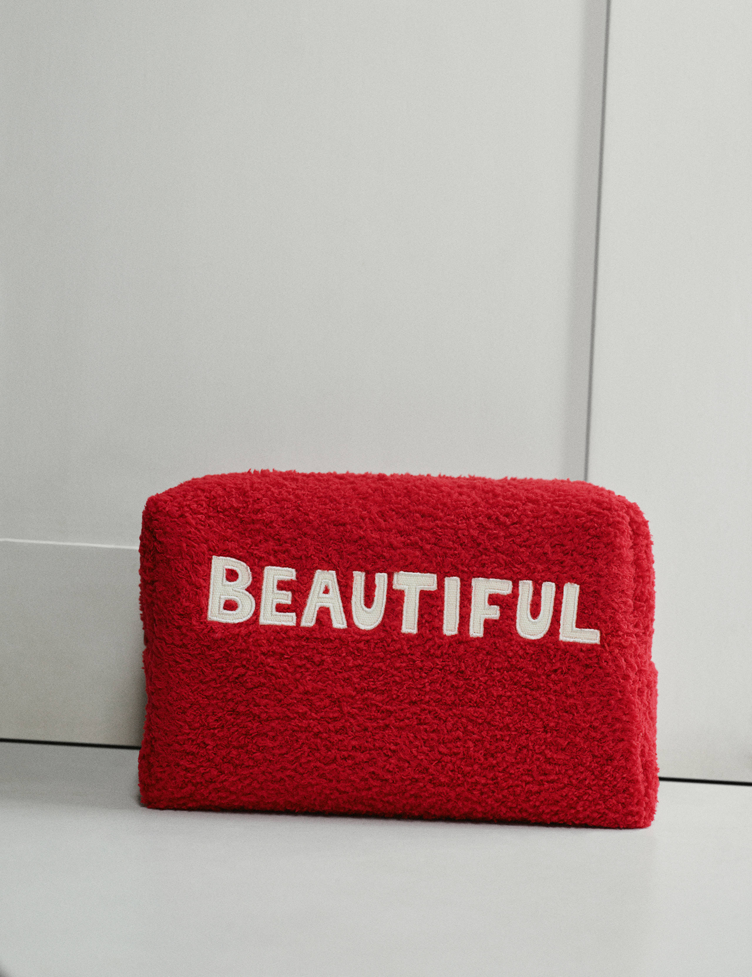 Textured Toiletry Bag