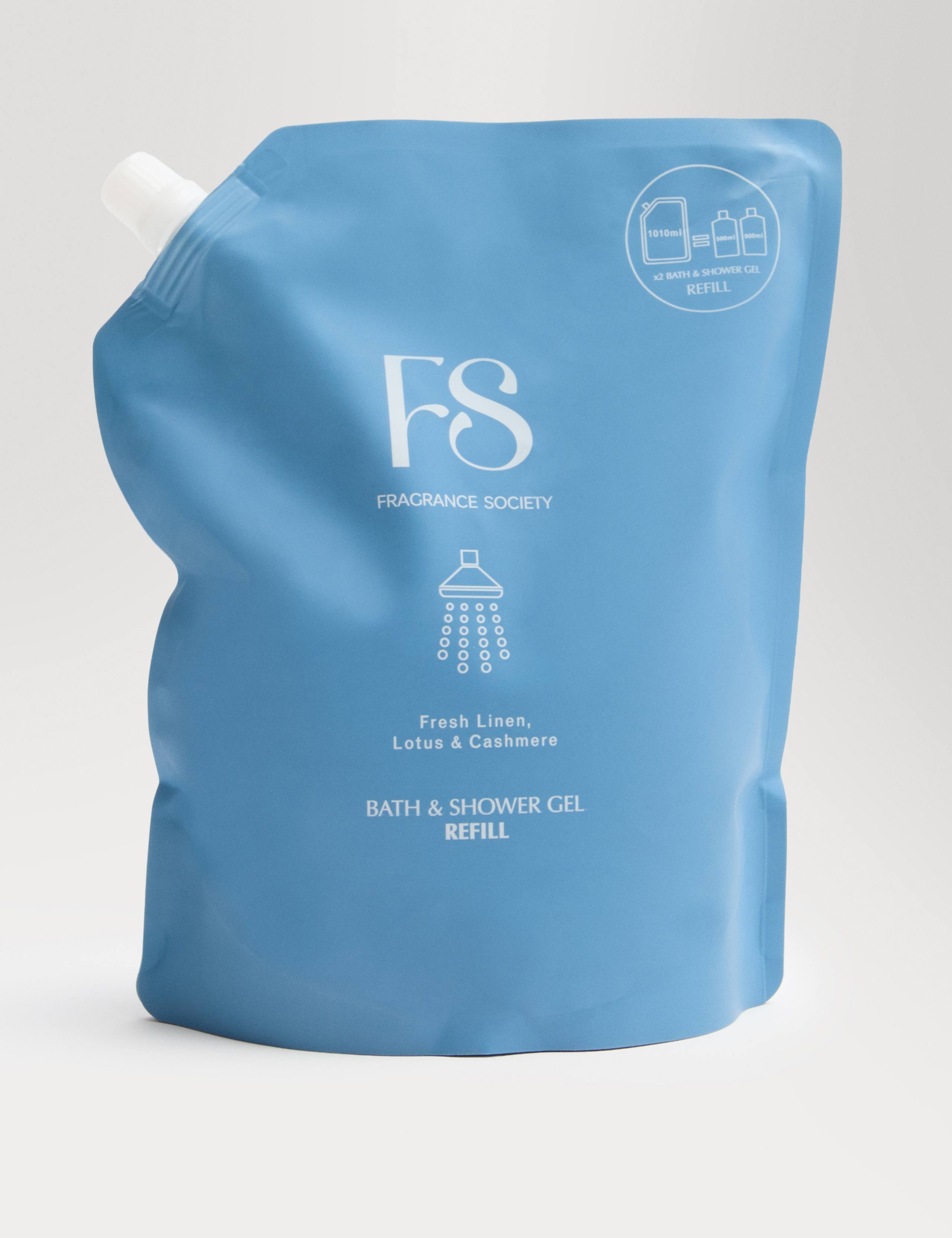 Fresh Linen, Lotus & Cashmere Shower Gel Refill 1010ml