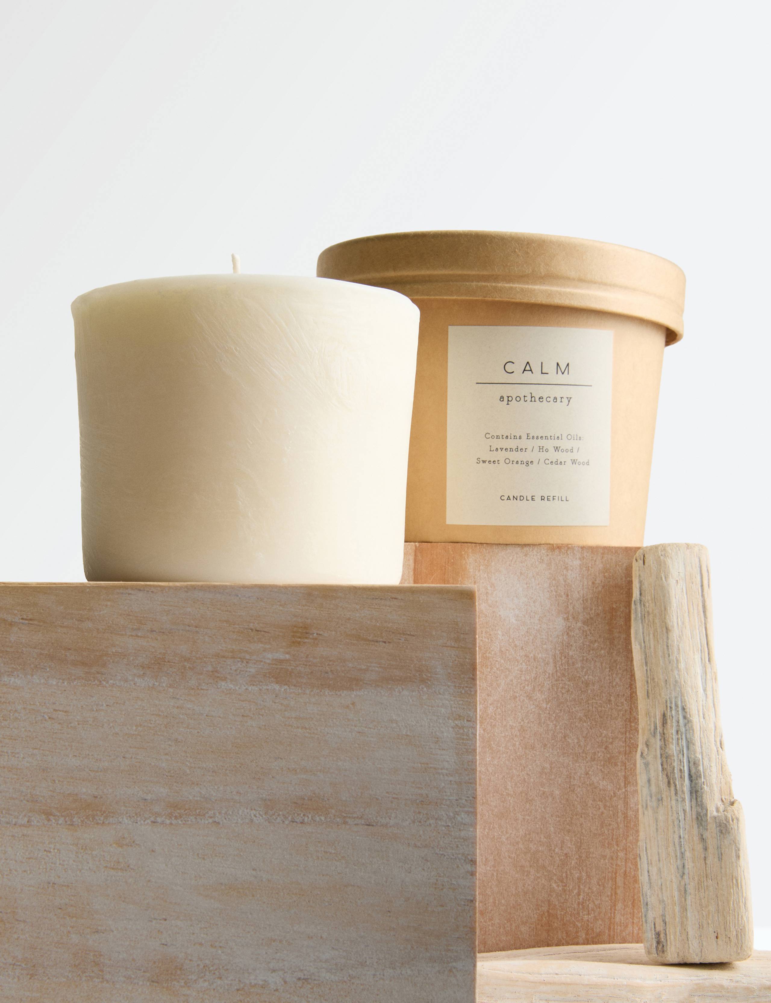 Calm Scented Candle Refill