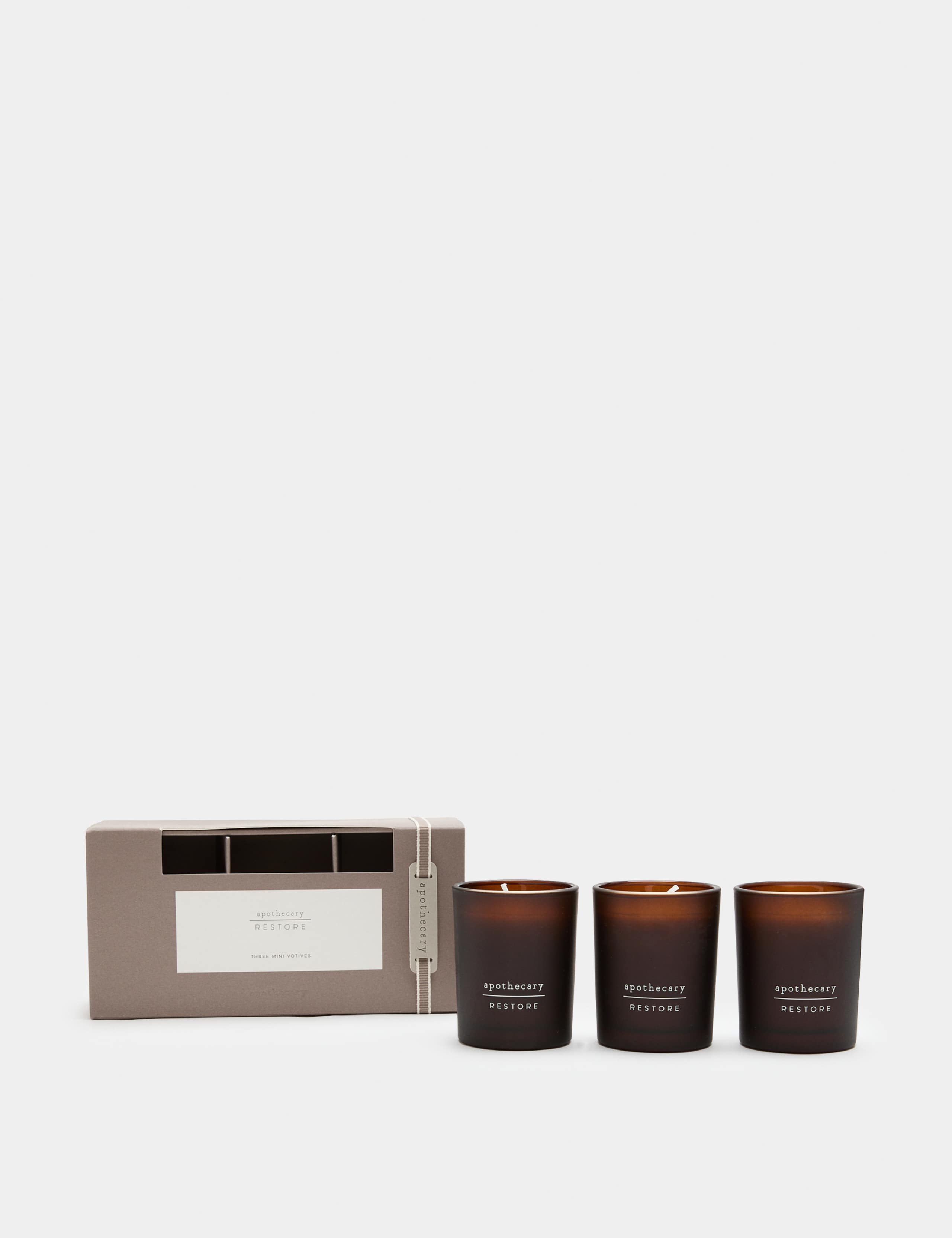 Set of 3 Restore Votive Candles