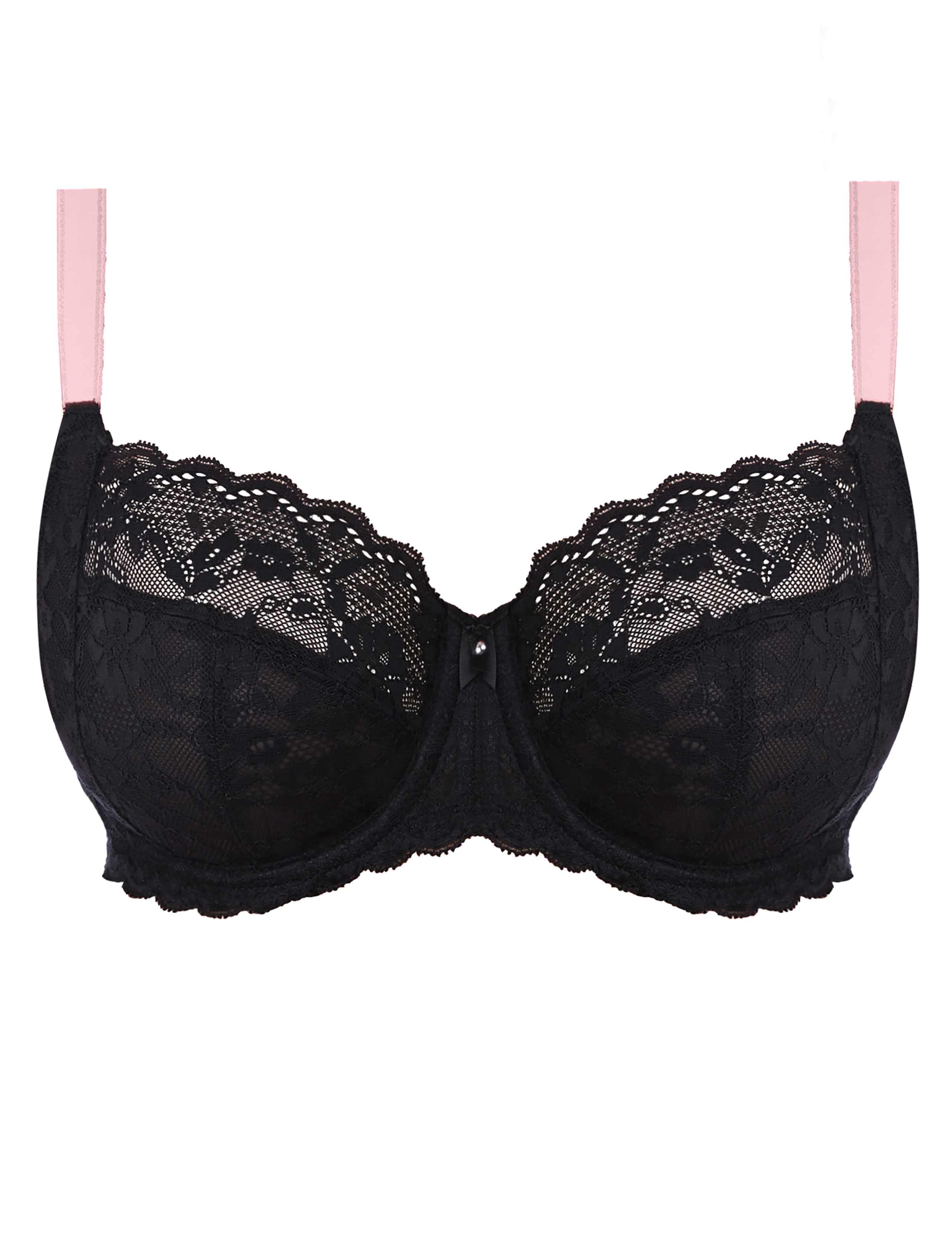 Offbeat Underwired Side Support Bra Set  D-K 1 of 7